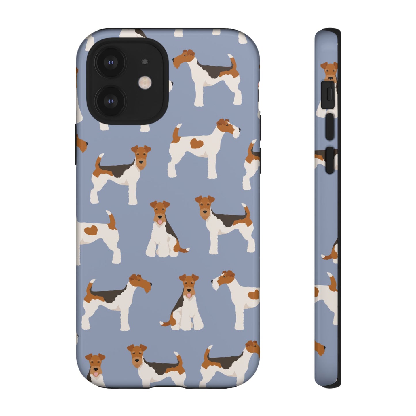Wire Fox Terrier Lover Tough Case - Stylish Phone Case Featuring Playful Fox Terriers