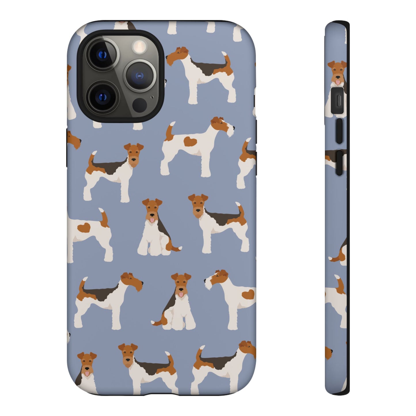 Wire Fox Terrier Lover Tough Case - Stylish Phone Case Featuring Playful Fox Terriers