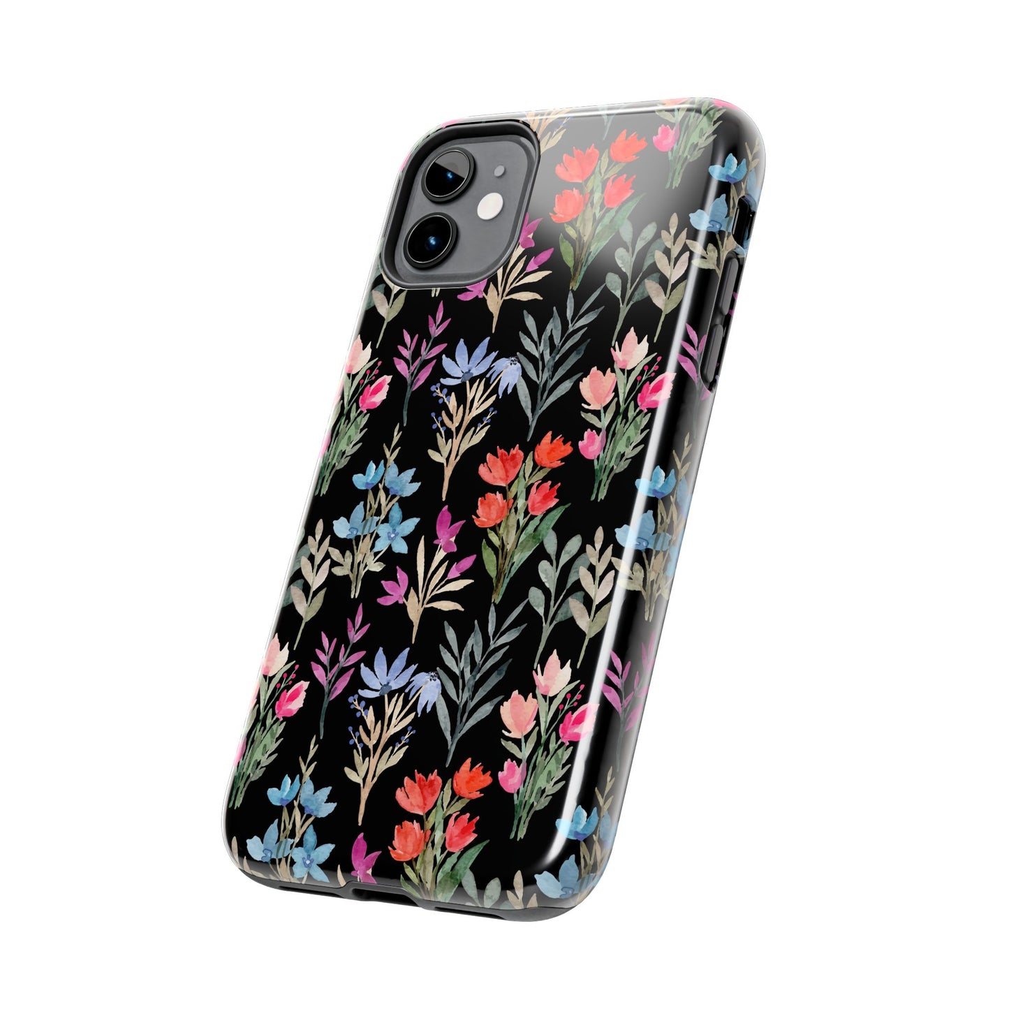 Floral Tough Phone Case - Durable Protection with Vibrant Botanical Design