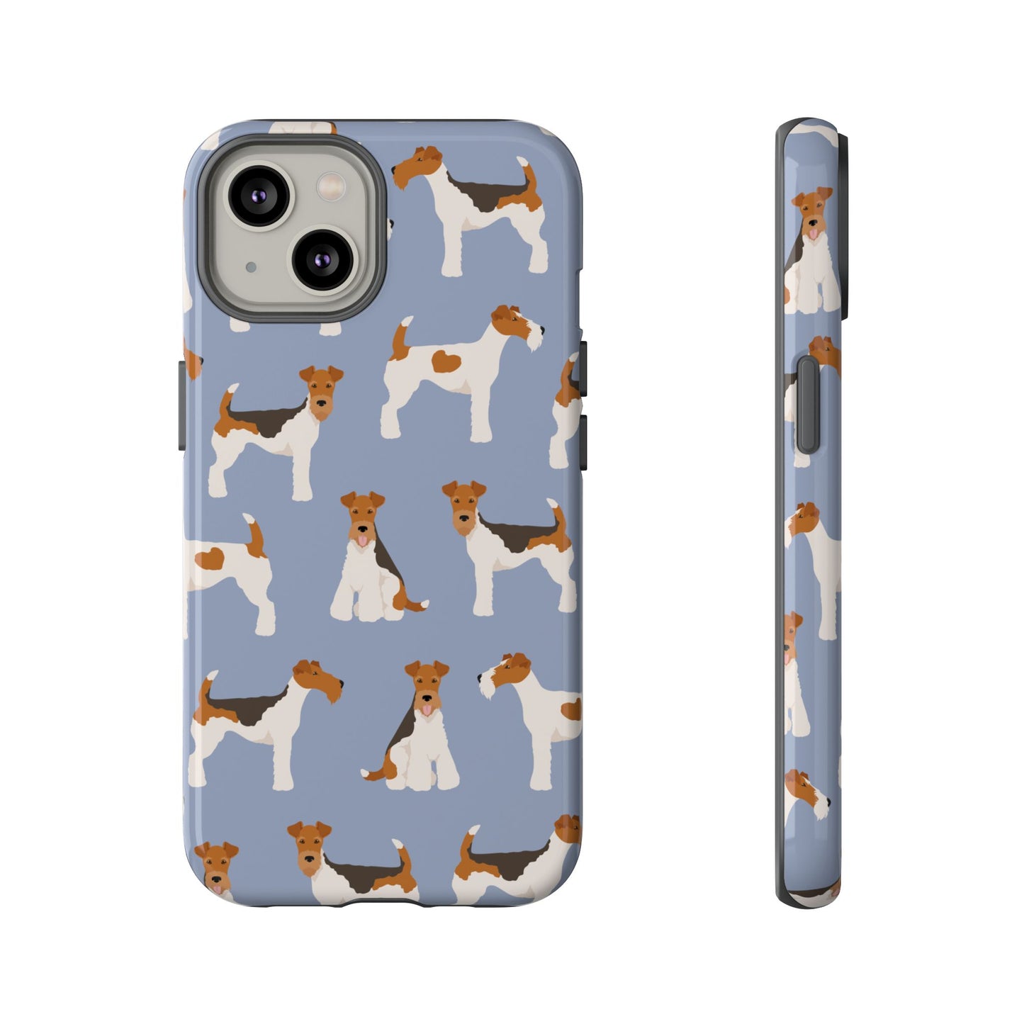 Wire Fox Terrier Lover Tough Case - Stylish Phone Case Featuring Playful Fox Terriers