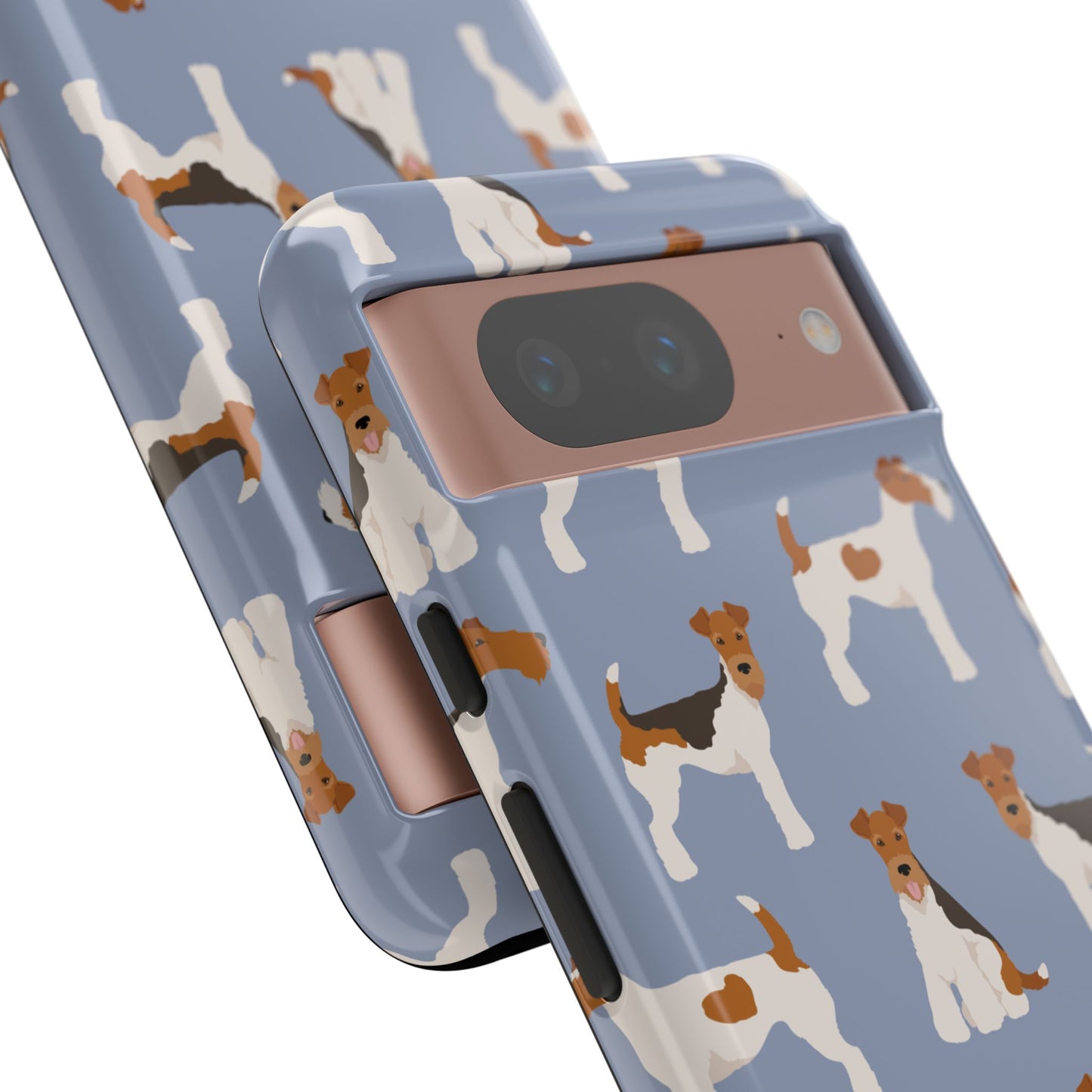 Wire Fox Terrier Lover Tough Case - Stylish Phone Case Featuring Playful Fox Terriers