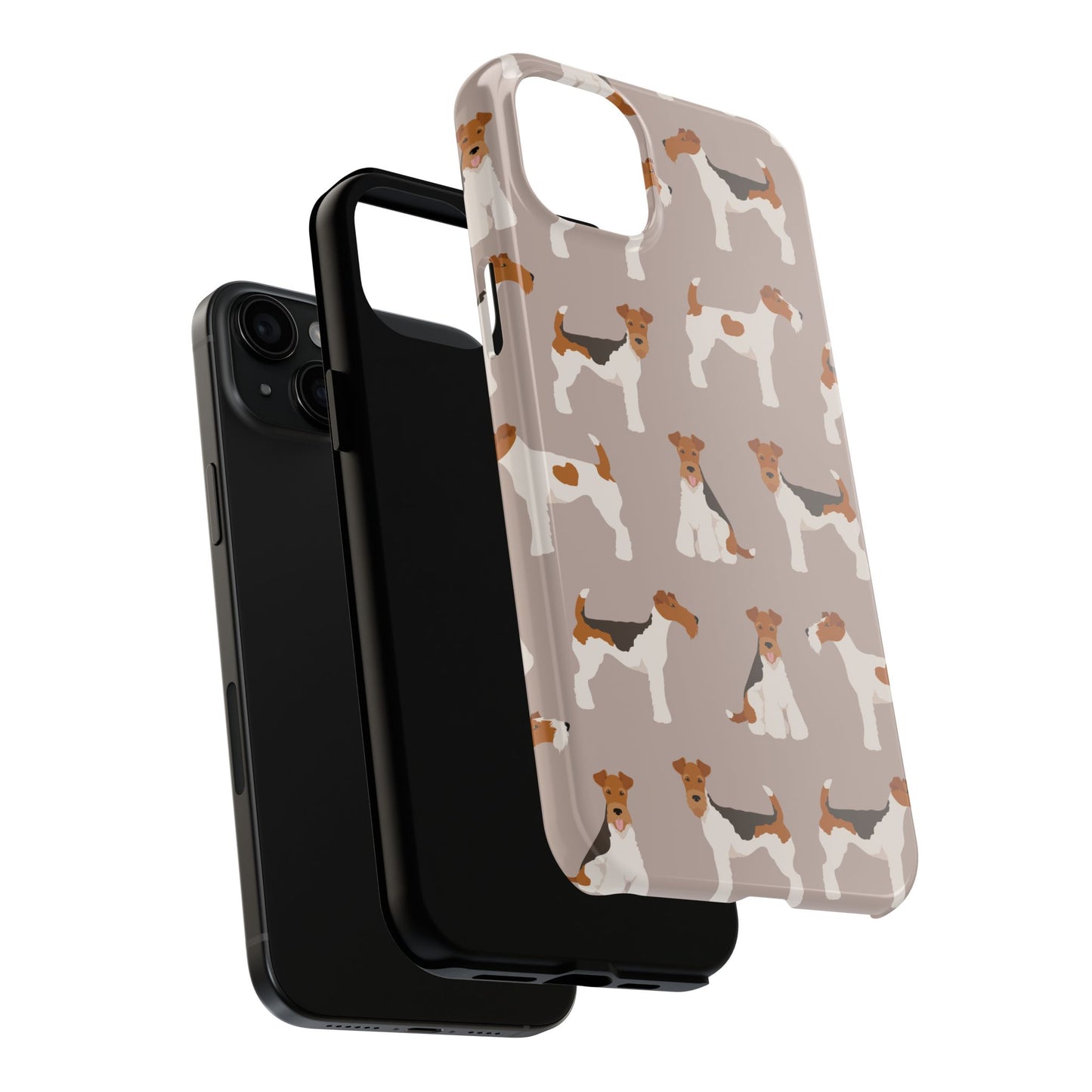 Cute Wire Fox Terrier Tough Phone Case - Durable and Stylish