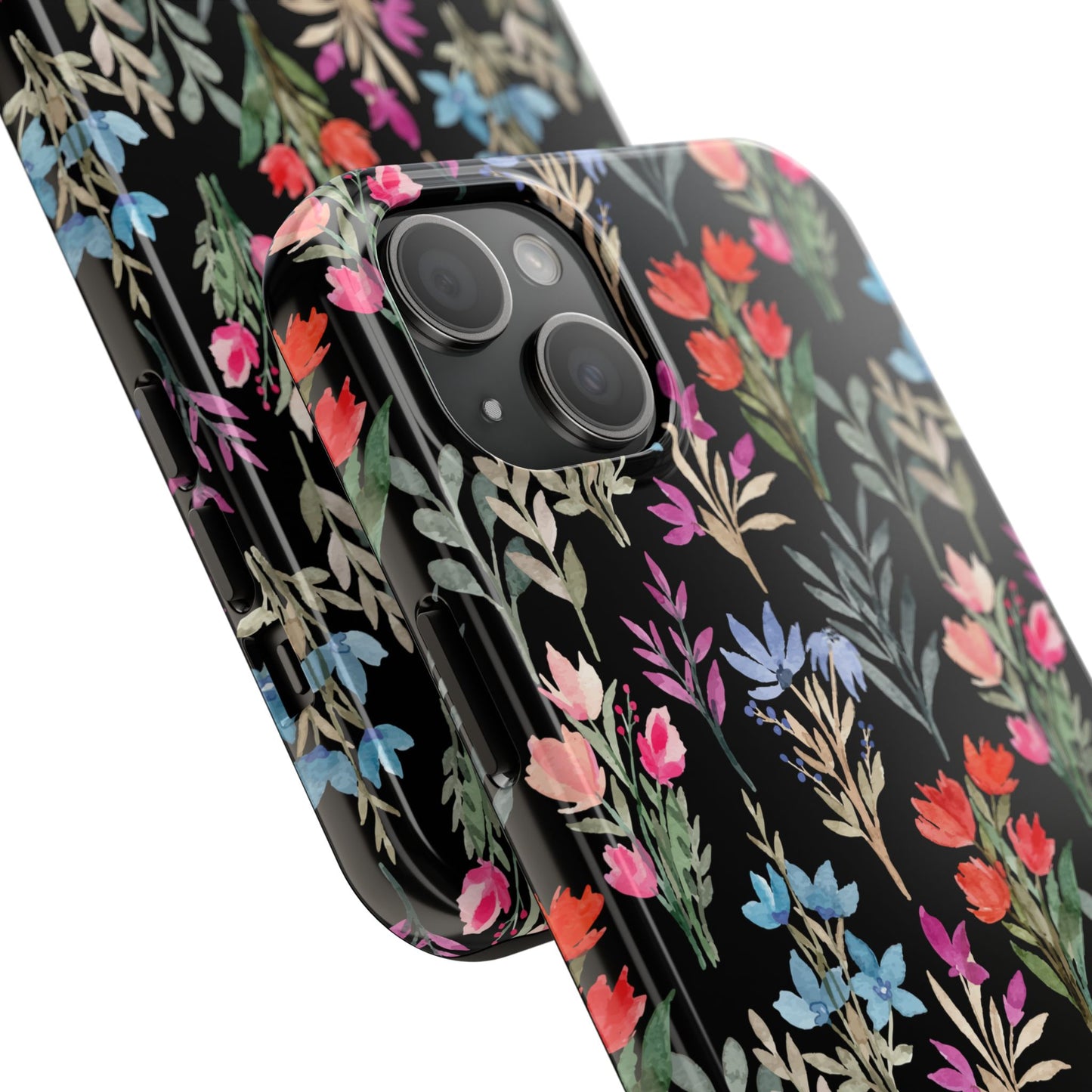 Floral Tough Phone Case - Durable Protection with Vibrant Botanical Design