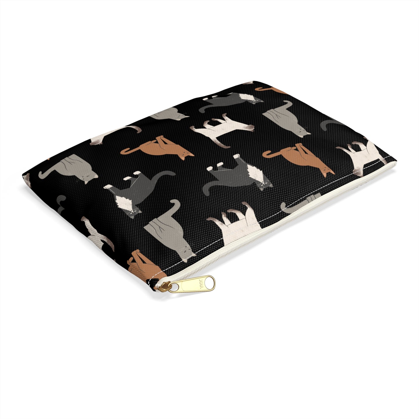 Cat Lover's Accessory Pouch - Cute Feline Print for Organizing Essentials
