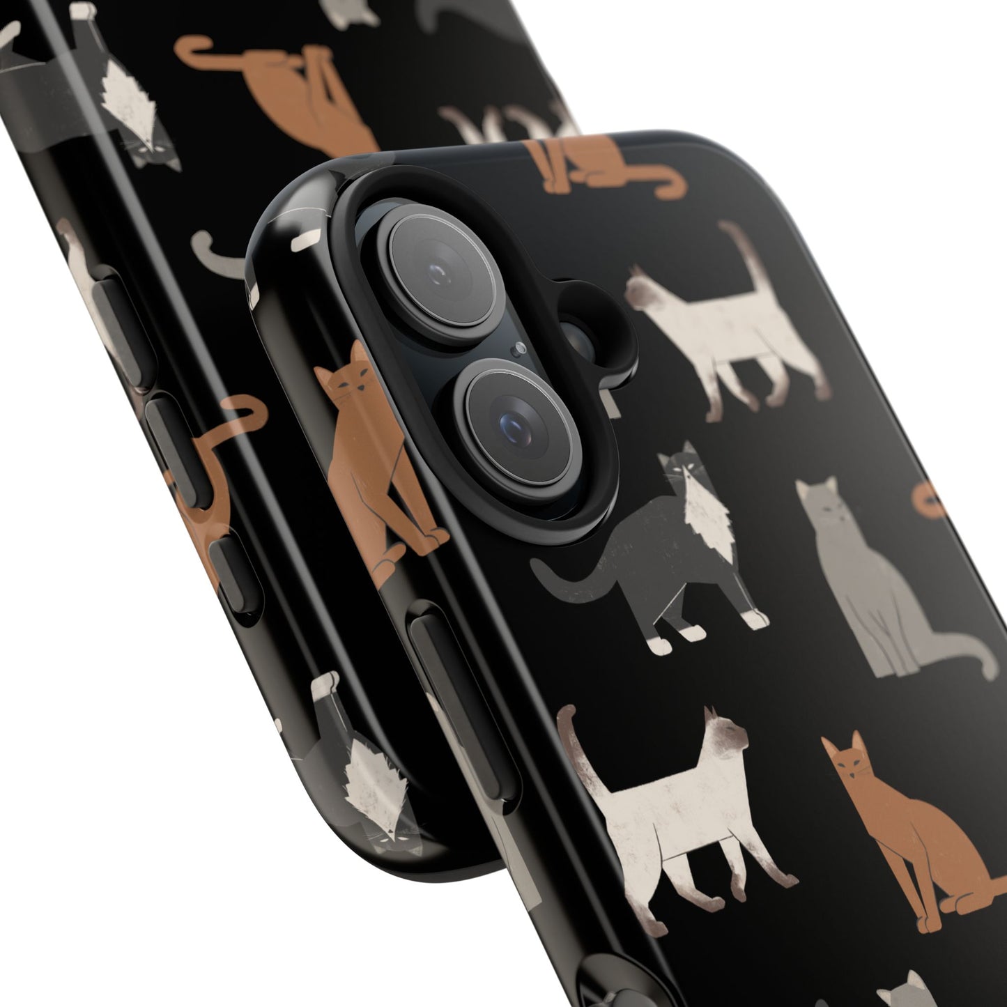 Cubist Cat Tough Phone Case - Stylish & Durable for Pet Fans