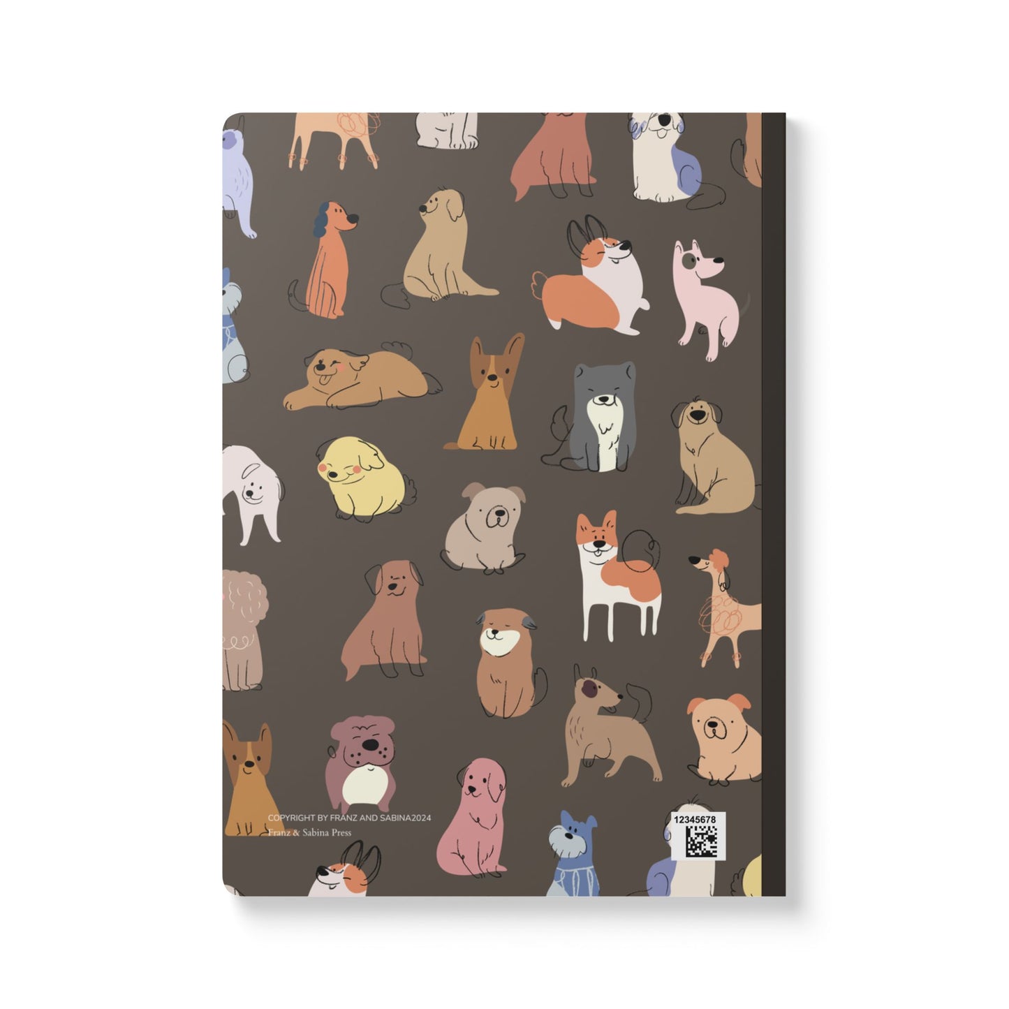 Adorable Dog-Themed Softcover Journal - Perfect for Pet Lovers