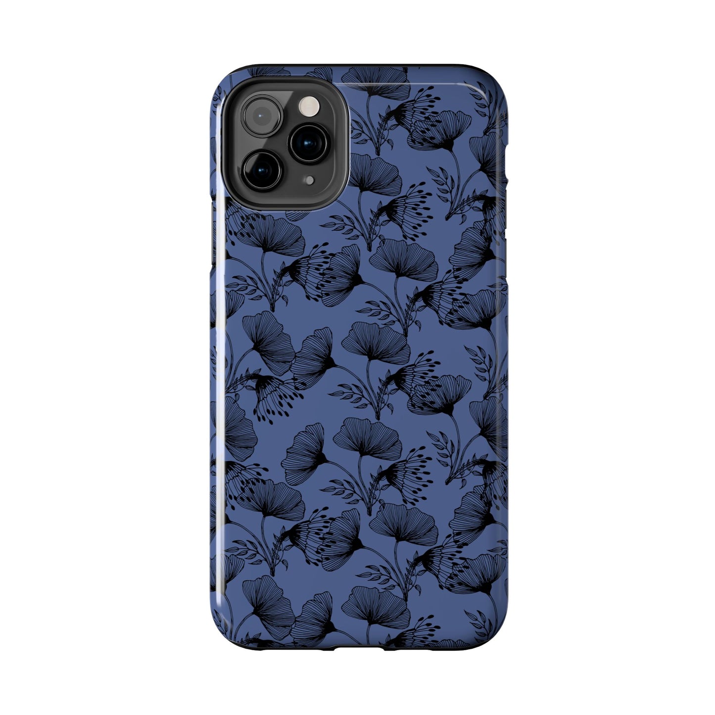 Ornate Floral Tough Phone Case - Durable Protection with Elegant Design