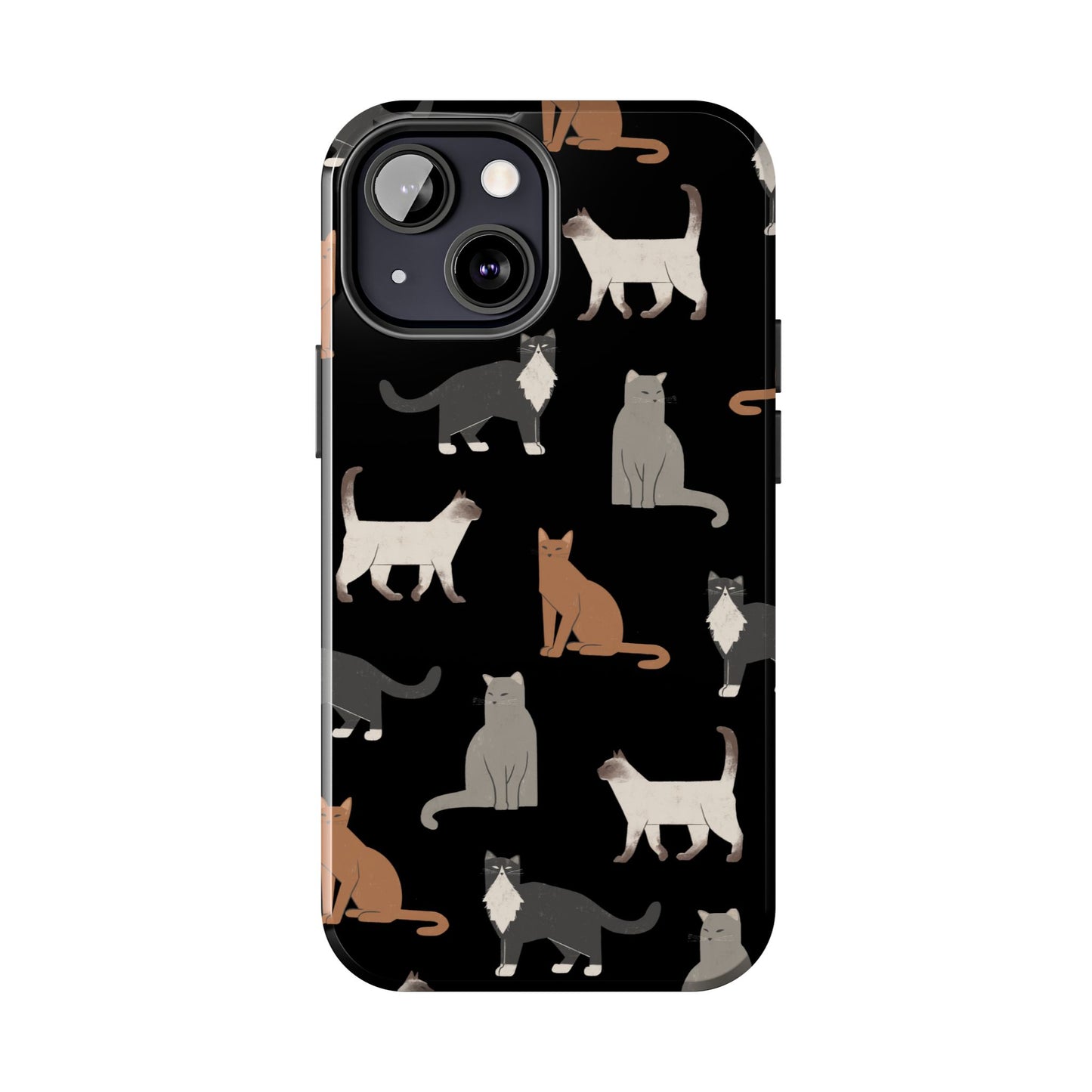 Cubist Cat Tough Phone Case - Stylish & Durable for Pet Fans