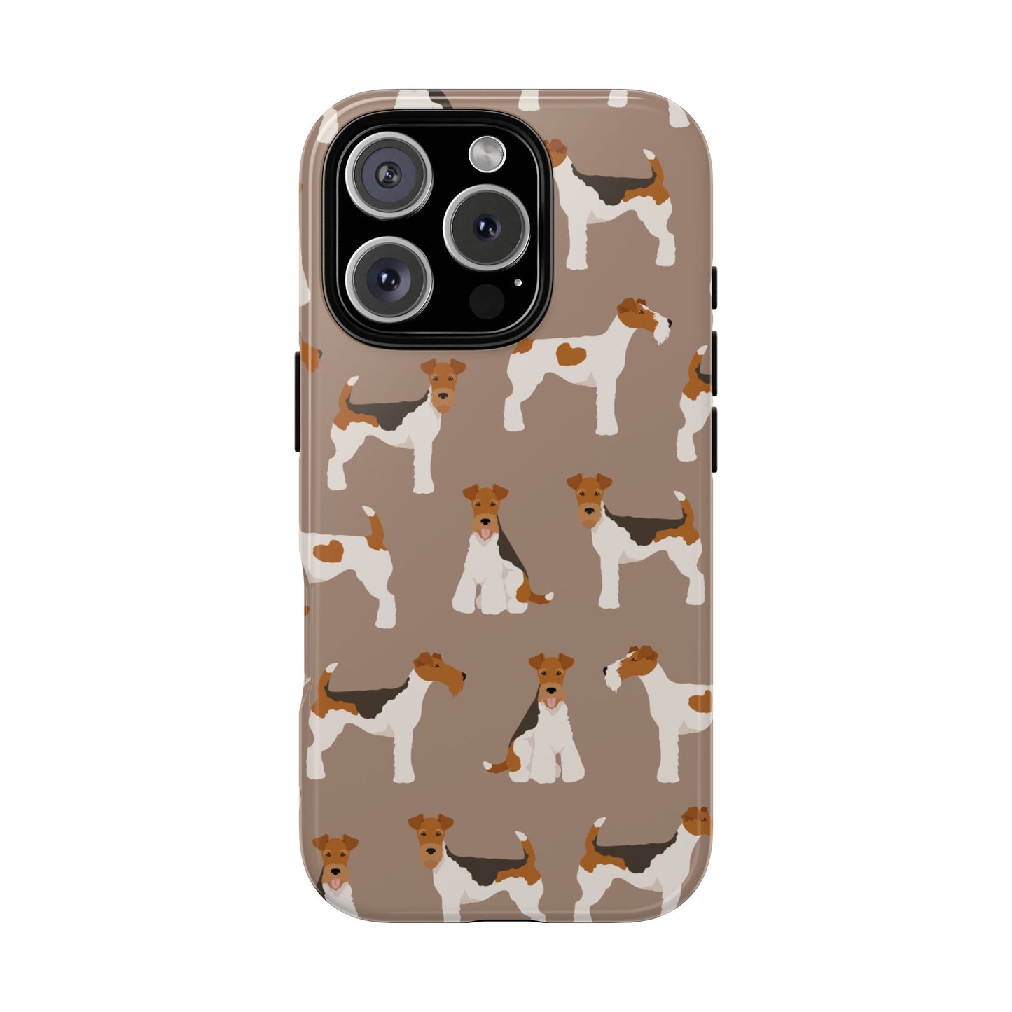 Wire Fox Terrier Lover Tough Case - Stylish Phone Case Featuring Playful Fox Terriers