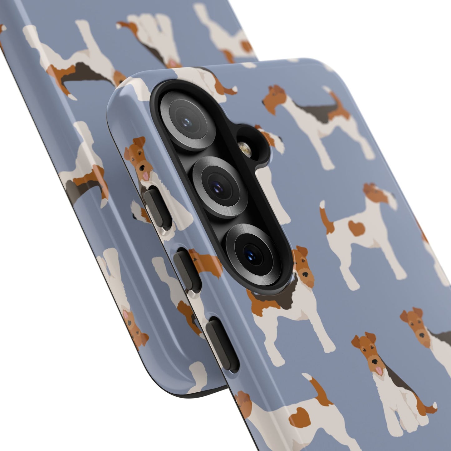 Wire Fox Terrier Lover Tough Case - Stylish Phone Case Featuring Playful Fox Terriers