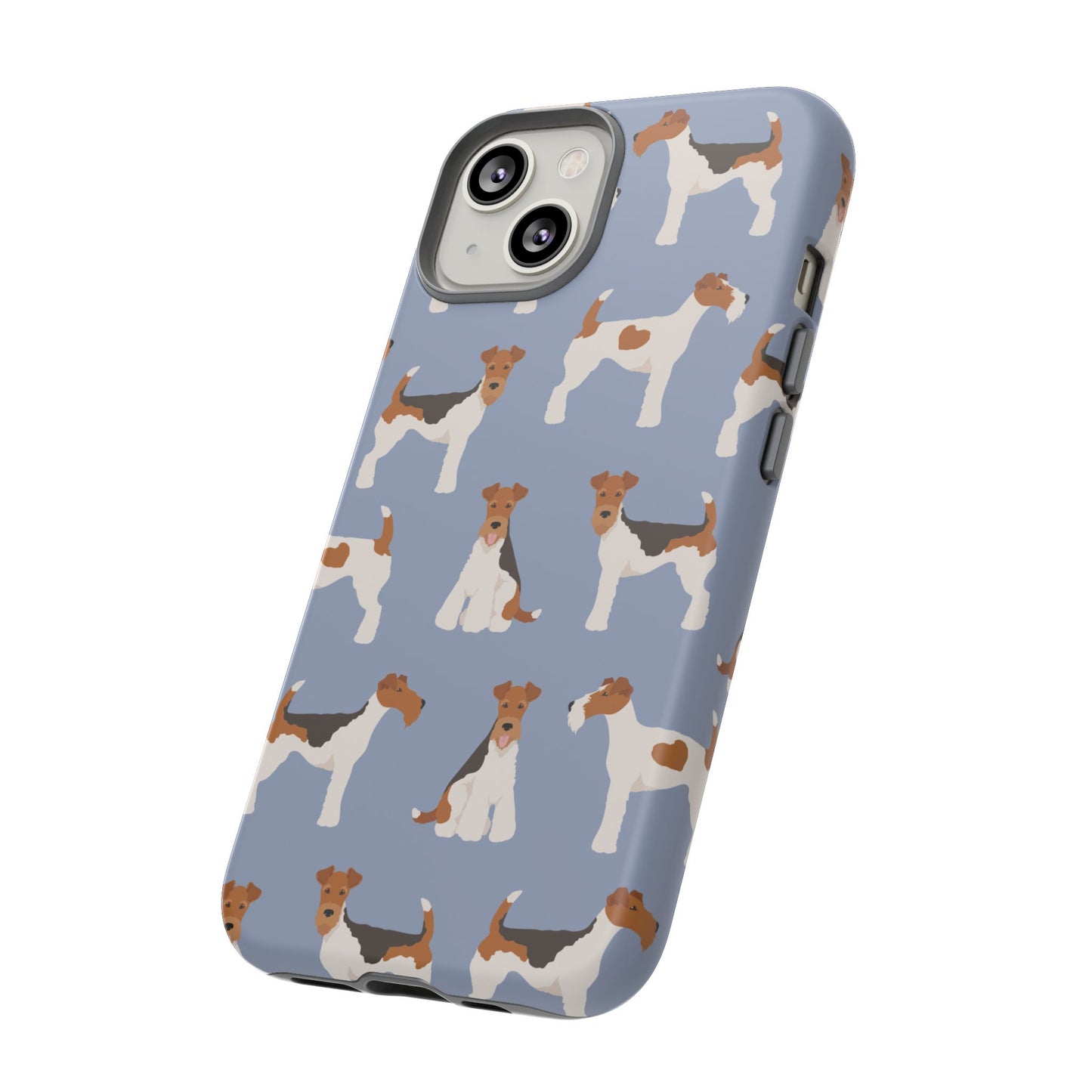 Wire Fox Terrier Lover Tough Case - Stylish Phone Case Featuring Playful Fox Terriers