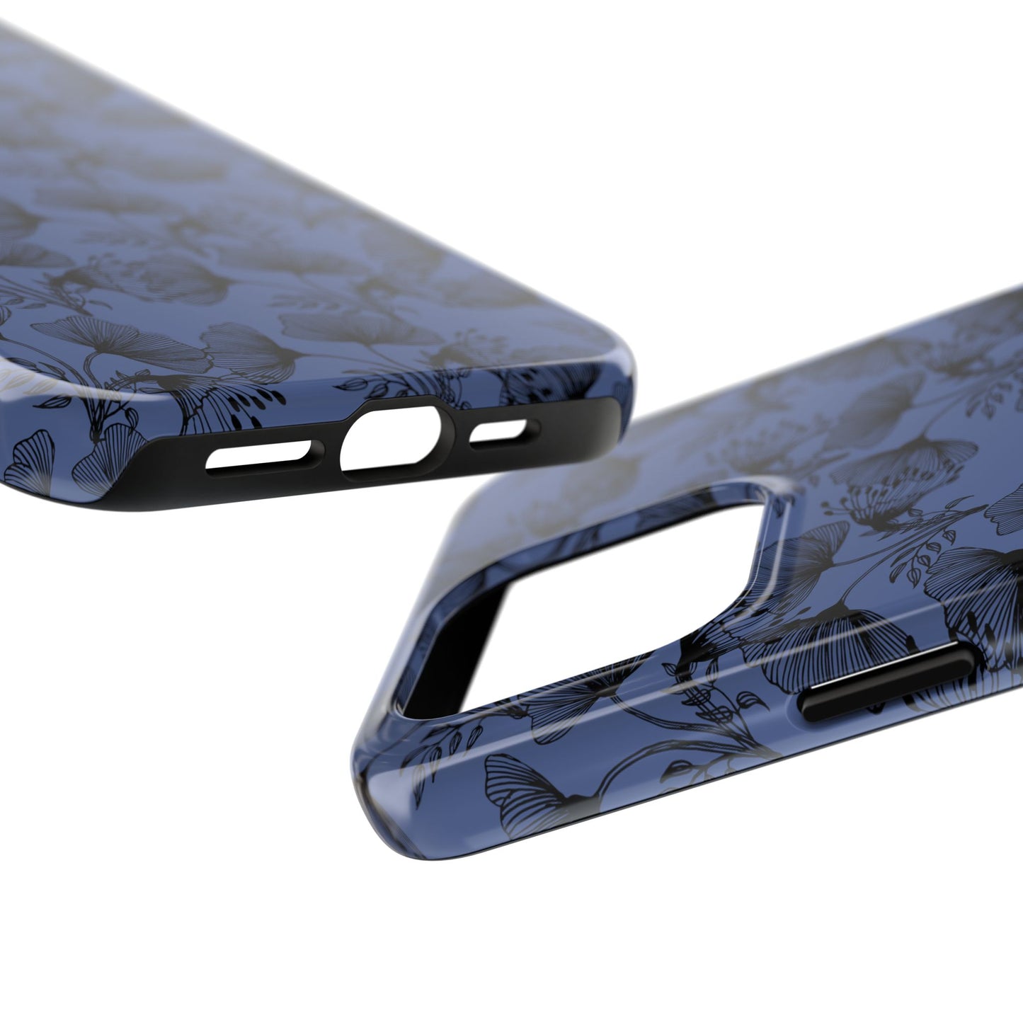 Ornate Floral Tough Phone Case - Durable Protection with Elegant Design