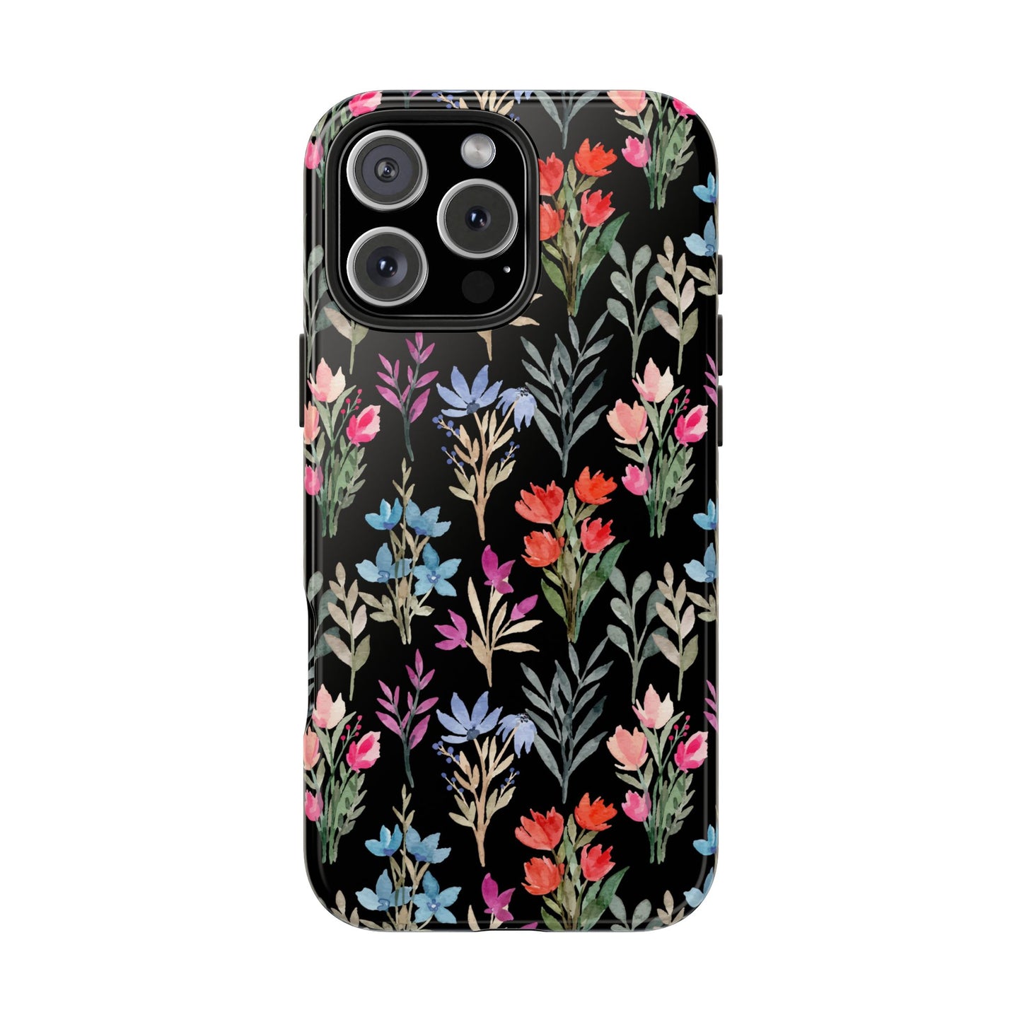 Floral Tough Phone Case - Durable Protection with Vibrant Botanical Design