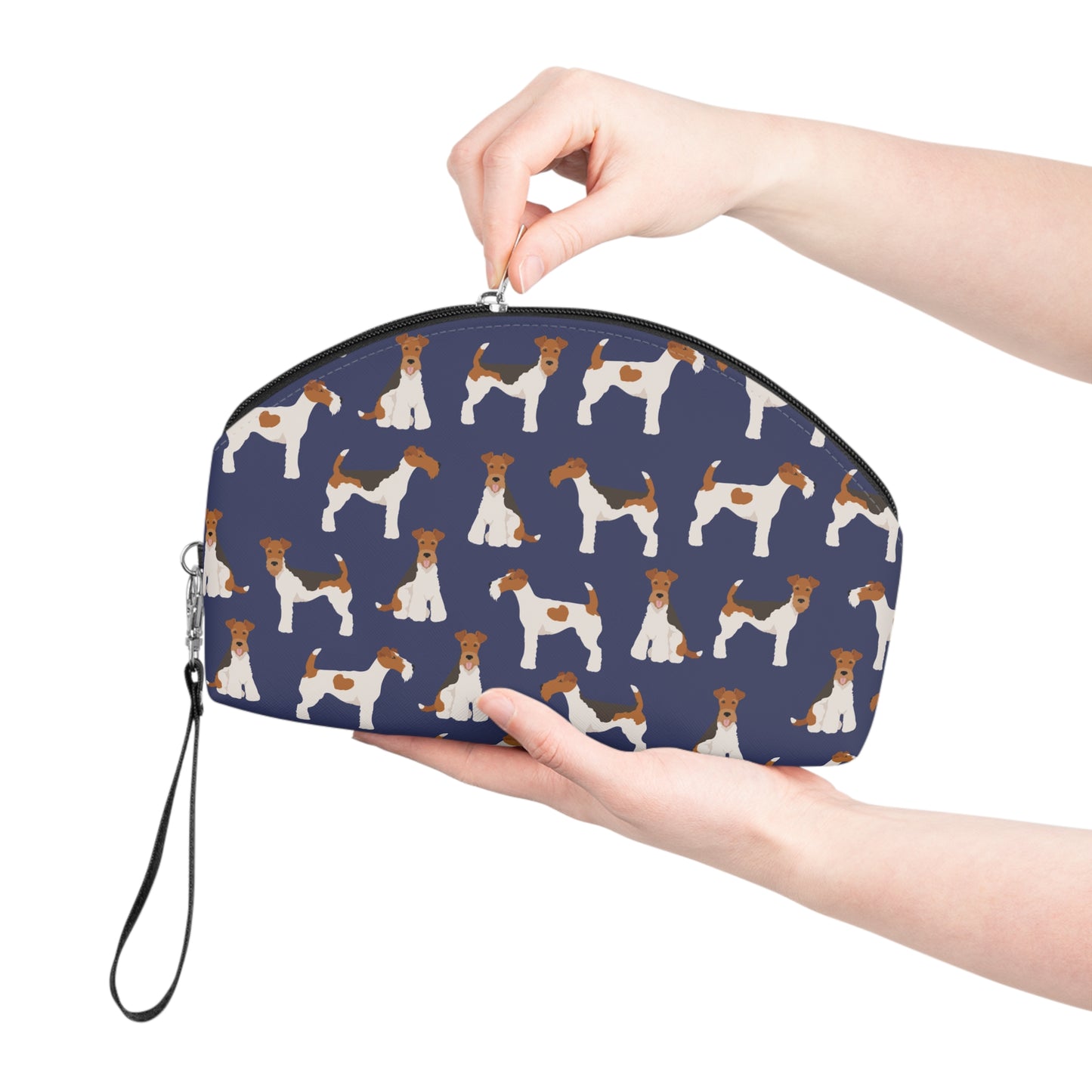 Wire Fox Terrier Lover's Makeup Bag - Cute Fox Terrier Design for Pet Lovers