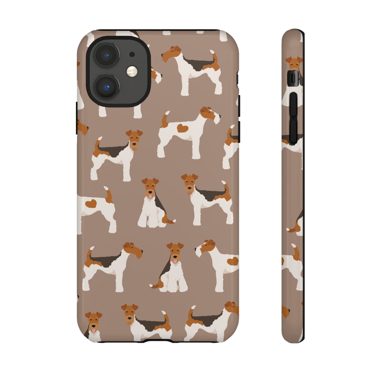 Wire Fox Terrier Lover Tough Case - Stylish Phone Case Featuring Playful Fox Terriers