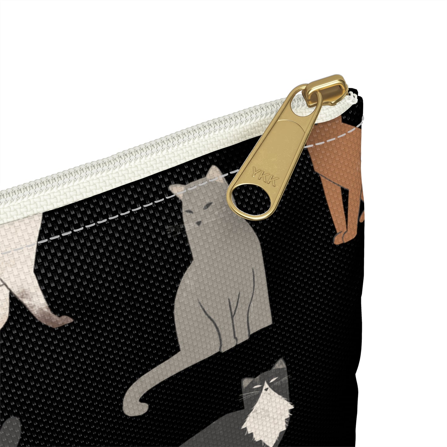 Cat Lover's Accessory Pouch - Cute Feline Print for Organizing Essentials