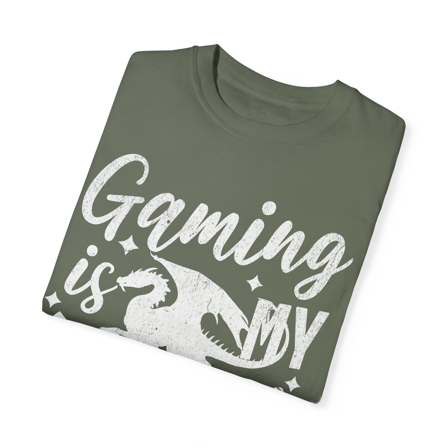 Gaming Therapy Unisex Garment-Dyed T-Shirt | Perfect for Gamers & Casual Wear