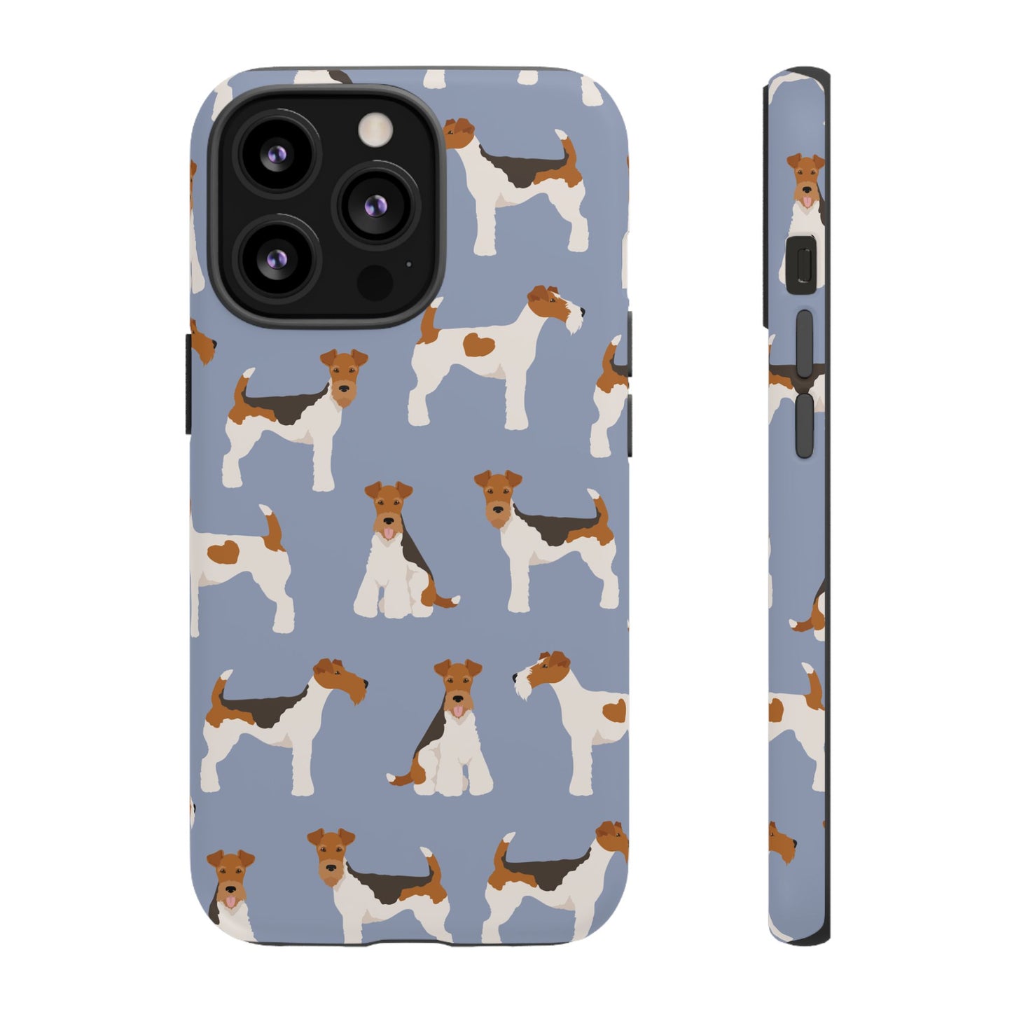 Wire Fox Terrier Lover Tough Case - Stylish Phone Case Featuring Playful Fox Terriers