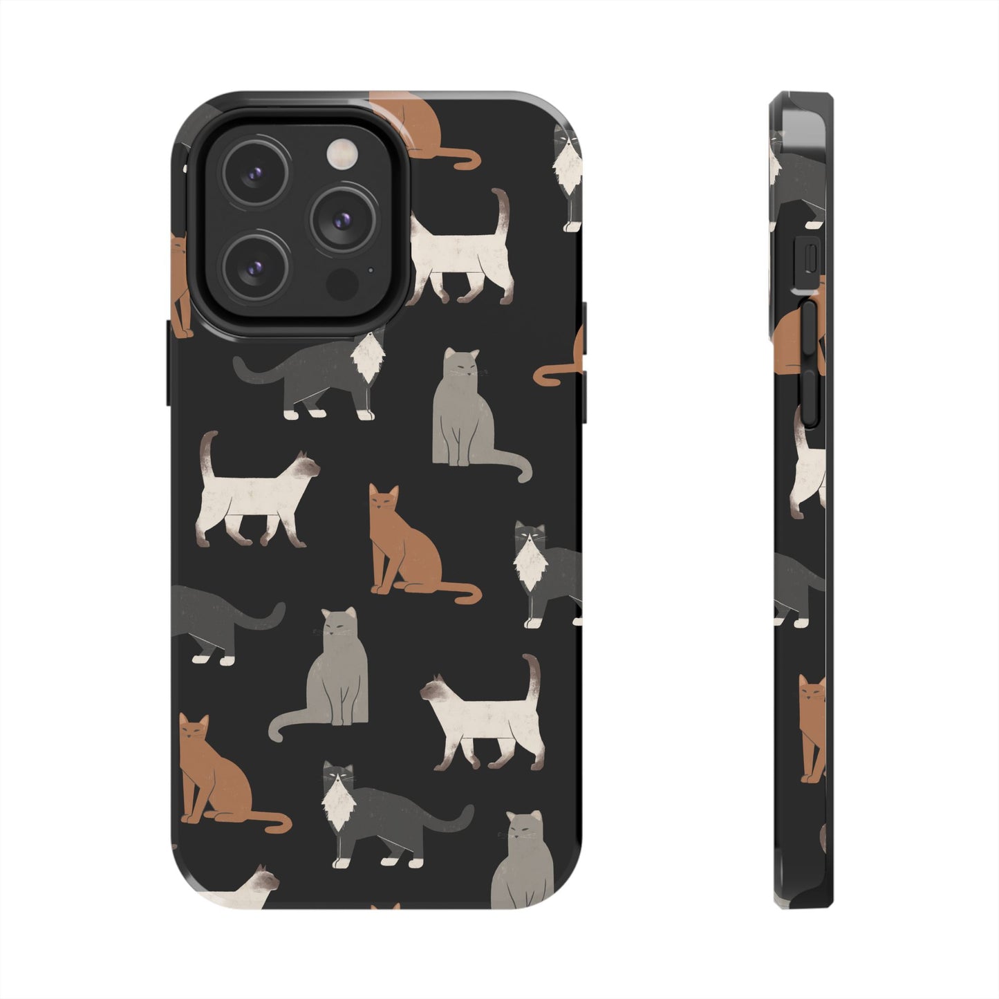 Cubist Cat Tough Phone Case - Stylish & Durable for Pet Fans