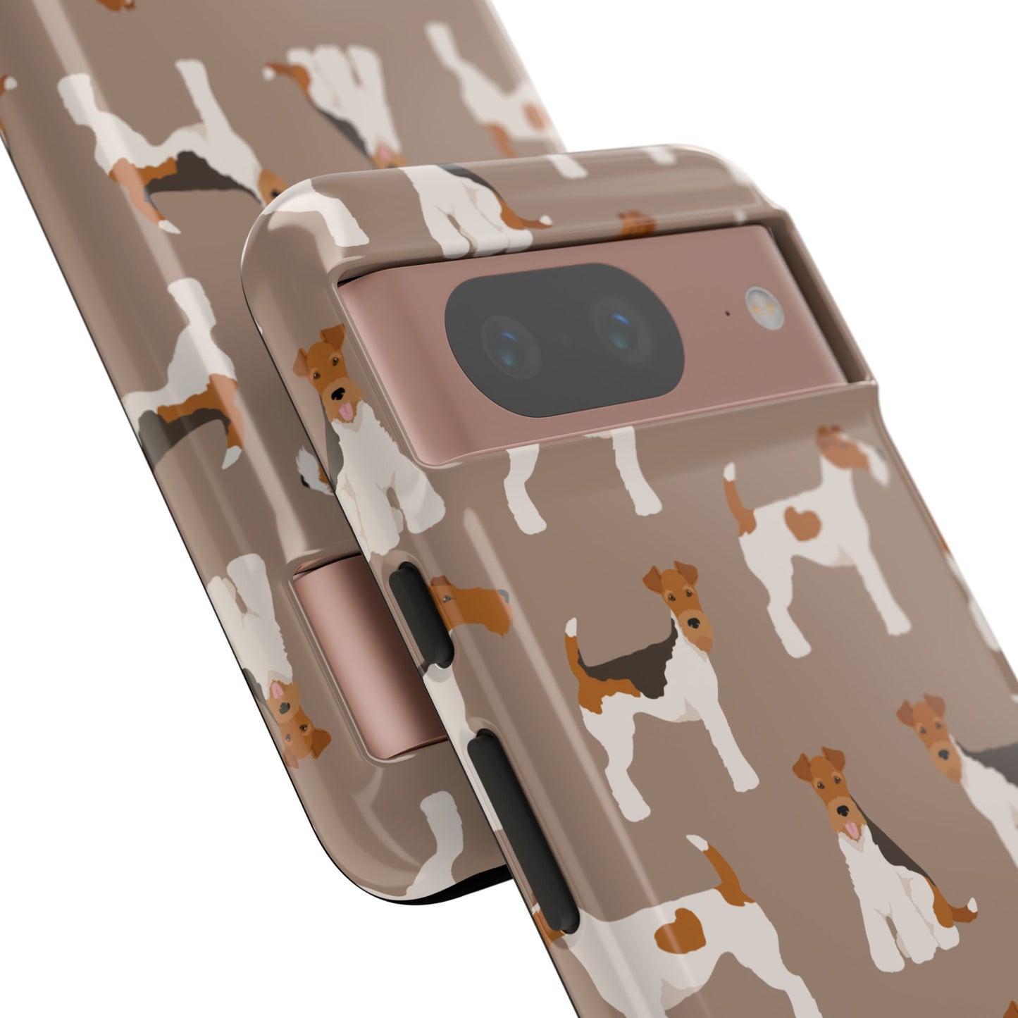 Wire Fox Terrier Lover Tough Case - Stylish Phone Case Featuring Playful Fox Terriers