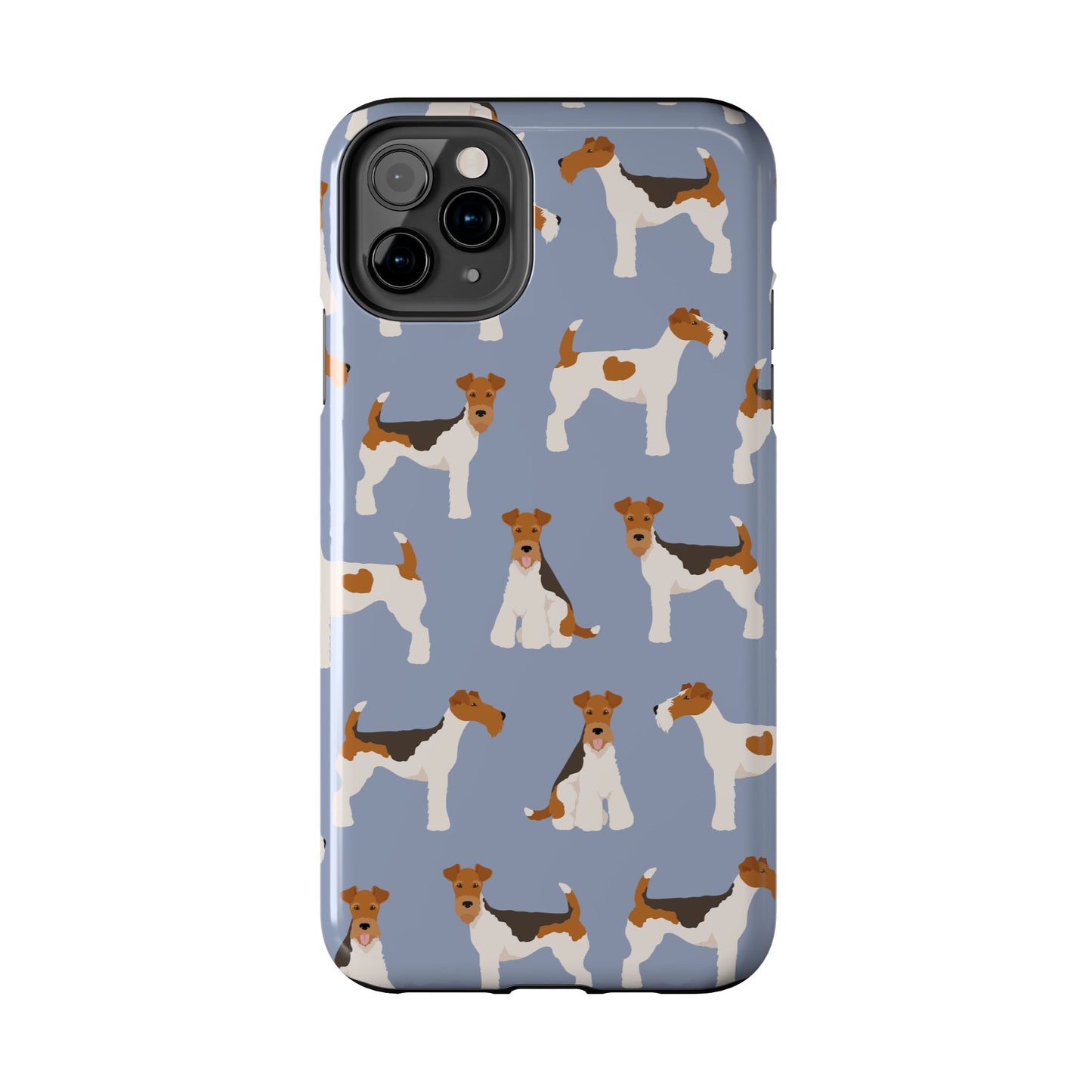 Playful Wire Fox Terrier Phone Case - Durable & Stylish Dog Lover Accessory