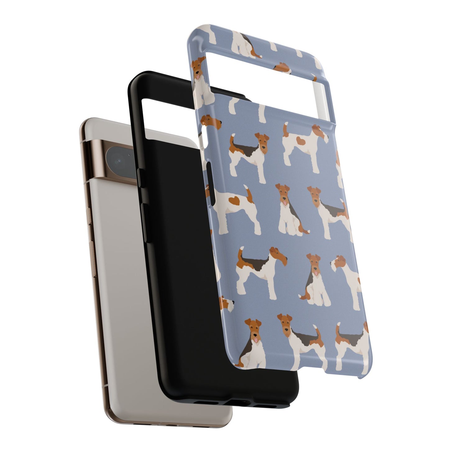 Wire Fox Terrier Lover Tough Case - Stylish Phone Case Featuring Playful Fox Terriers