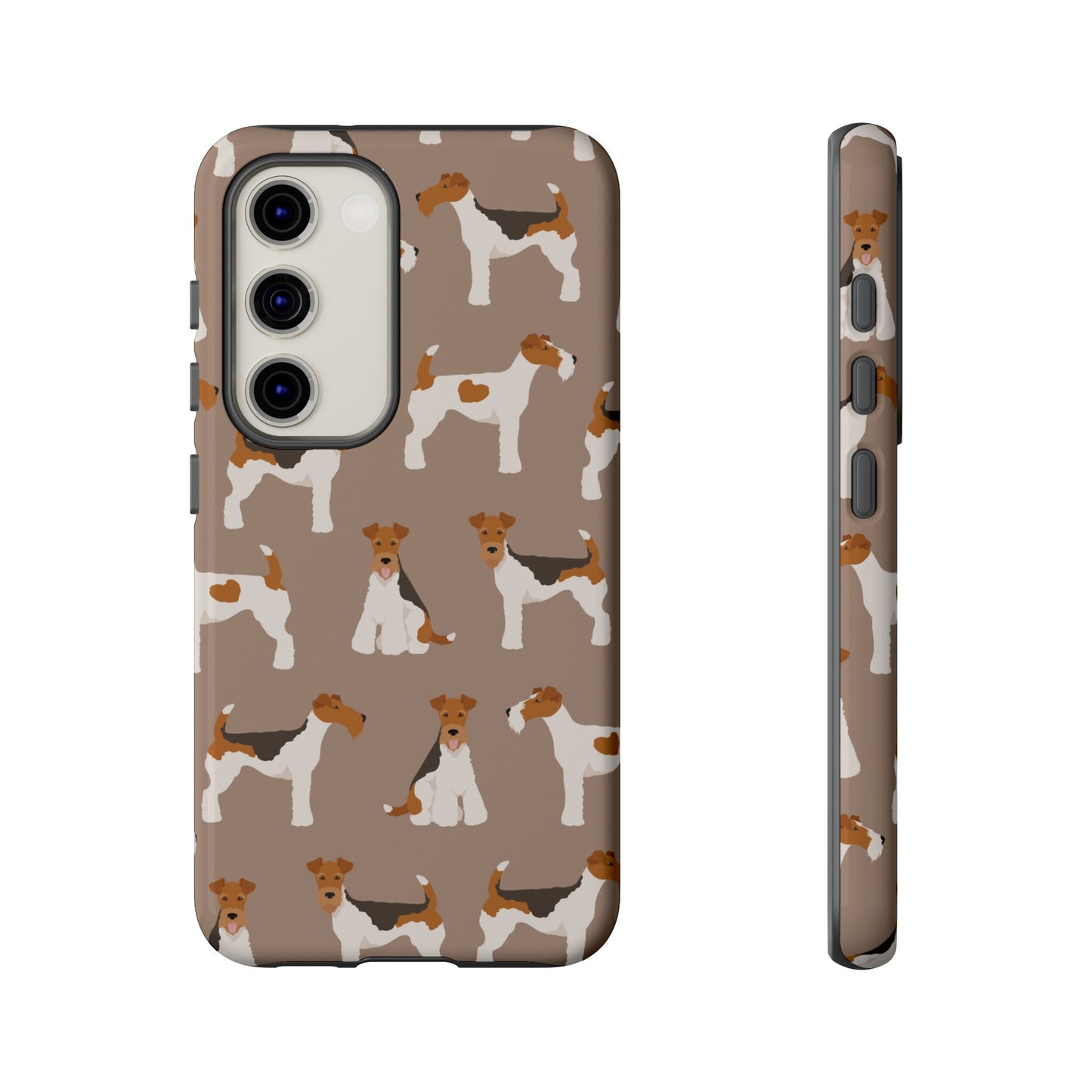 Wire Fox Terrier Lover Tough Case - Stylish Phone Case Featuring Playful Fox Terriers