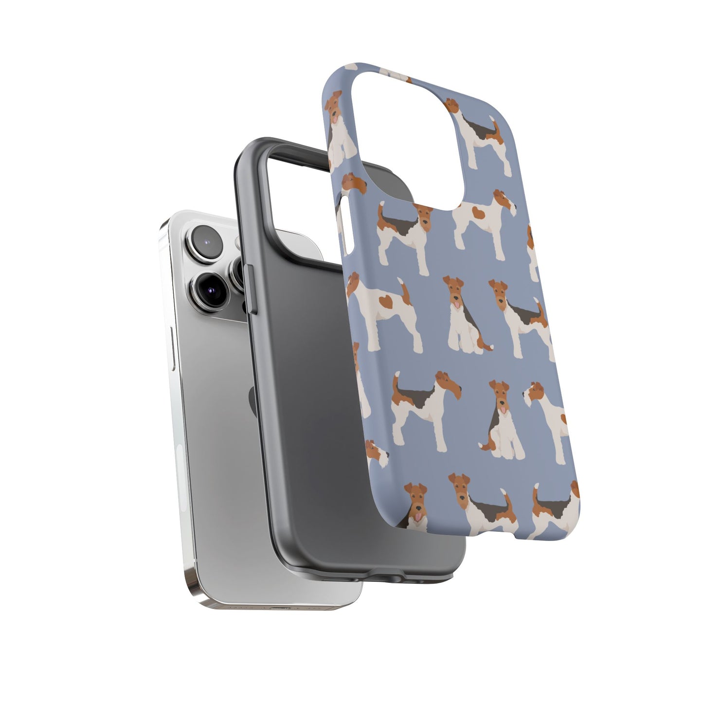 Wire Fox Terrier Lover Tough Case - Stylish Phone Case Featuring Playful Fox Terriers