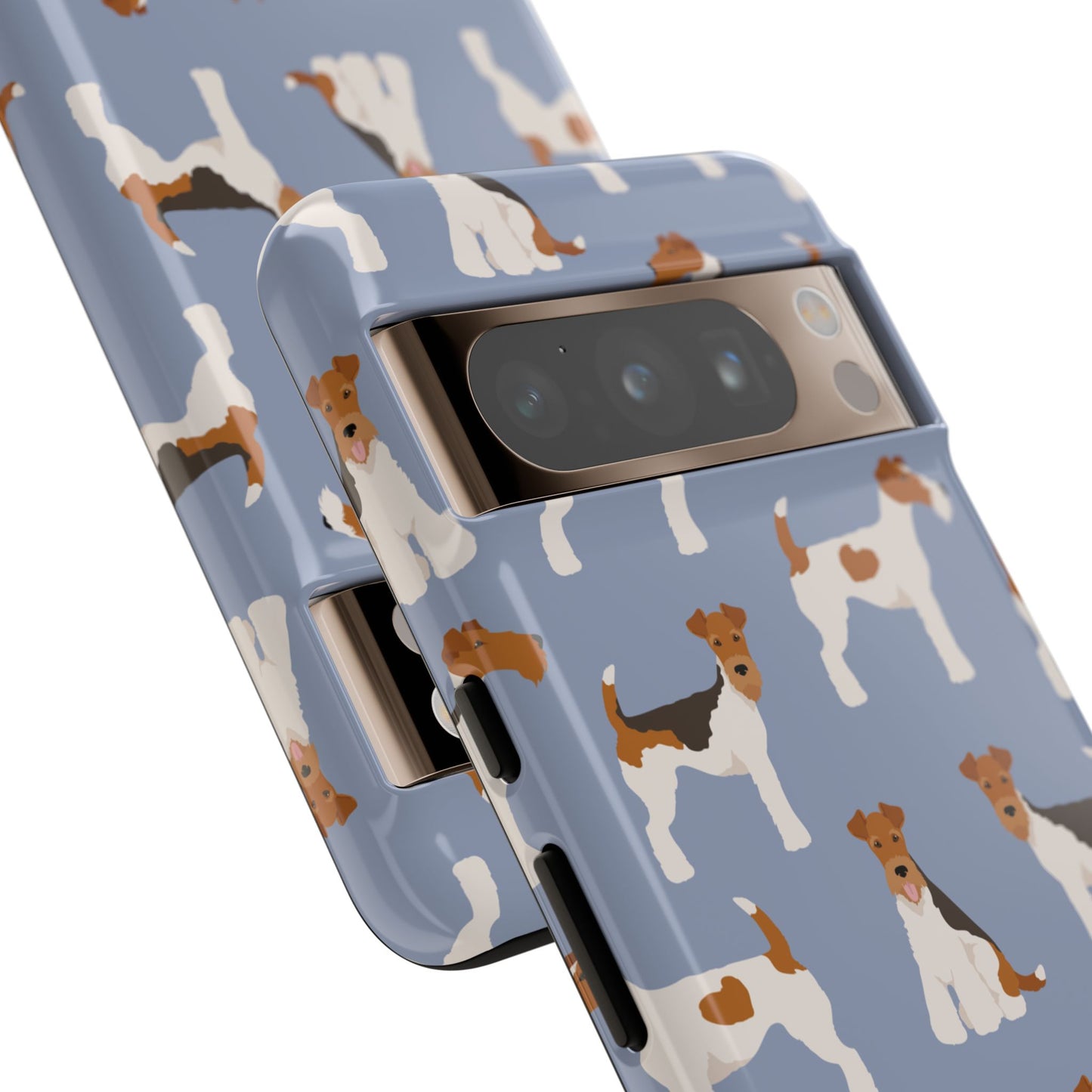 Wire Fox Terrier Lover Tough Case - Stylish Phone Case Featuring Playful Fox Terriers