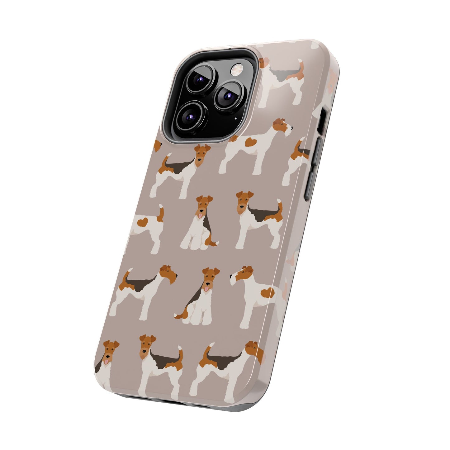 Cute Wire Fox Terrier Tough Phone Case - Durable and Stylish