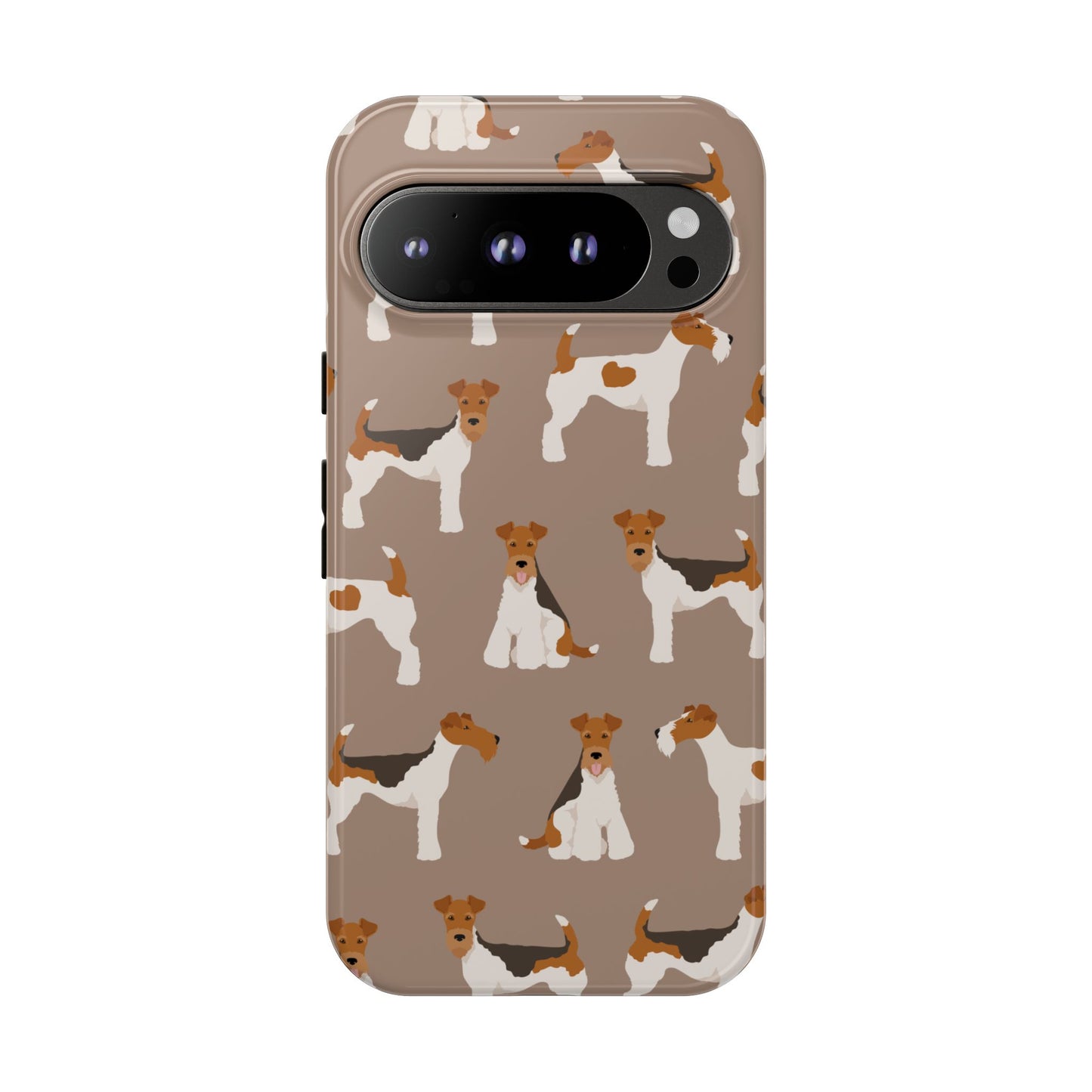 Wire Fox Terrier Lover Tough Case - Stylish Phone Case Featuring Playful Fox Terriers