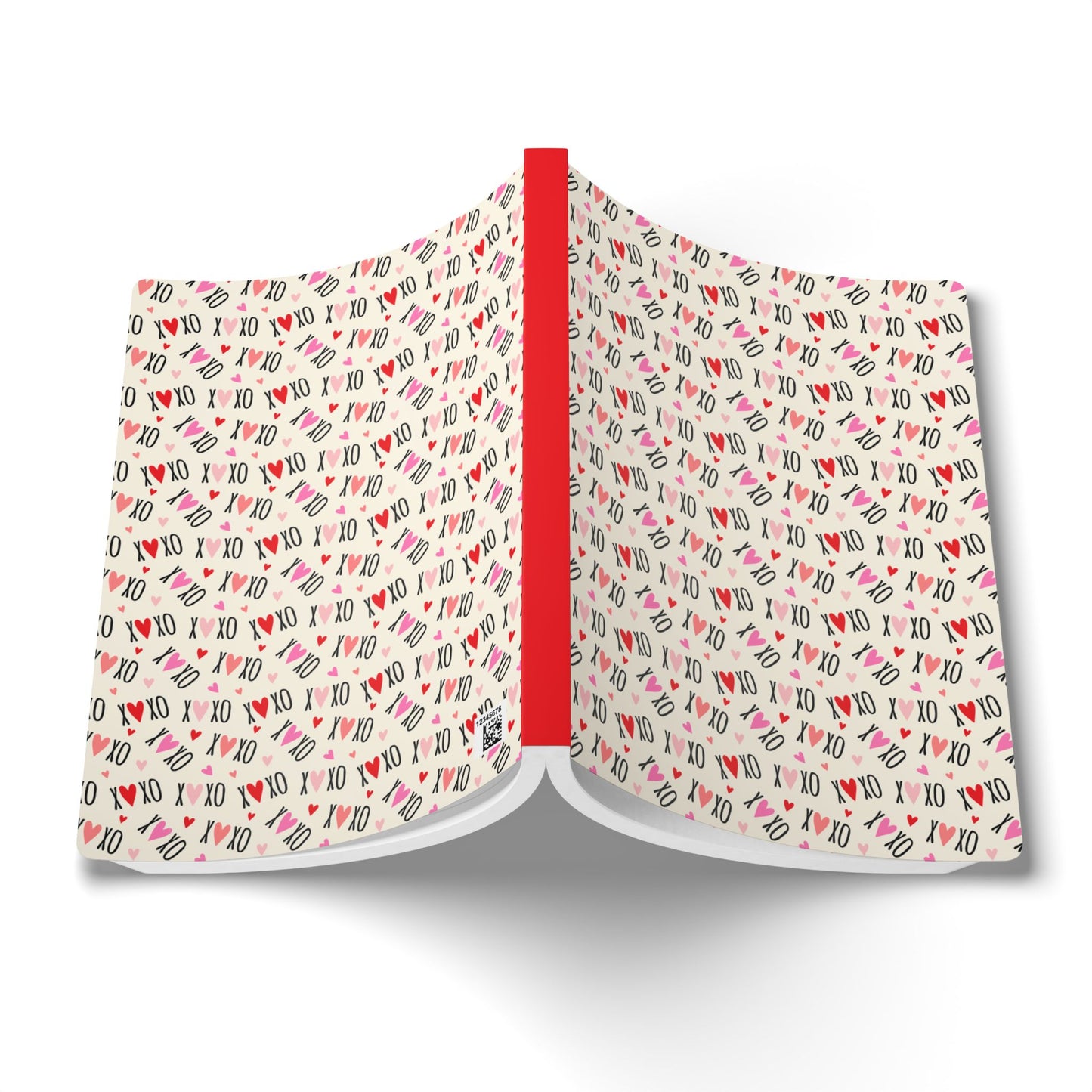 XoXo Hearts Softcover Journal with Inside Prints | Perfect for Notes and Gifts