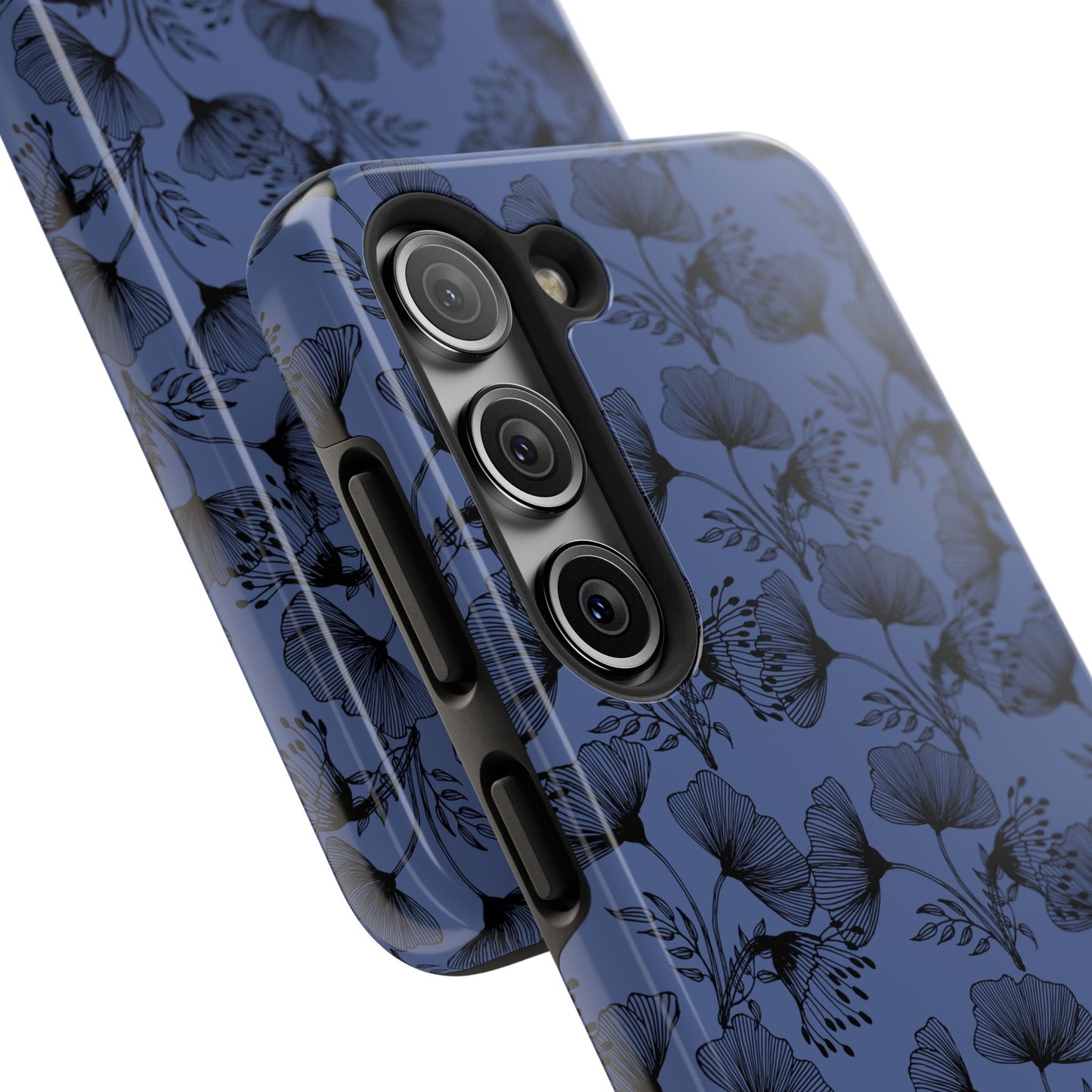Ornate Floral Tough Phone Case - Durable Protection with Elegant Design