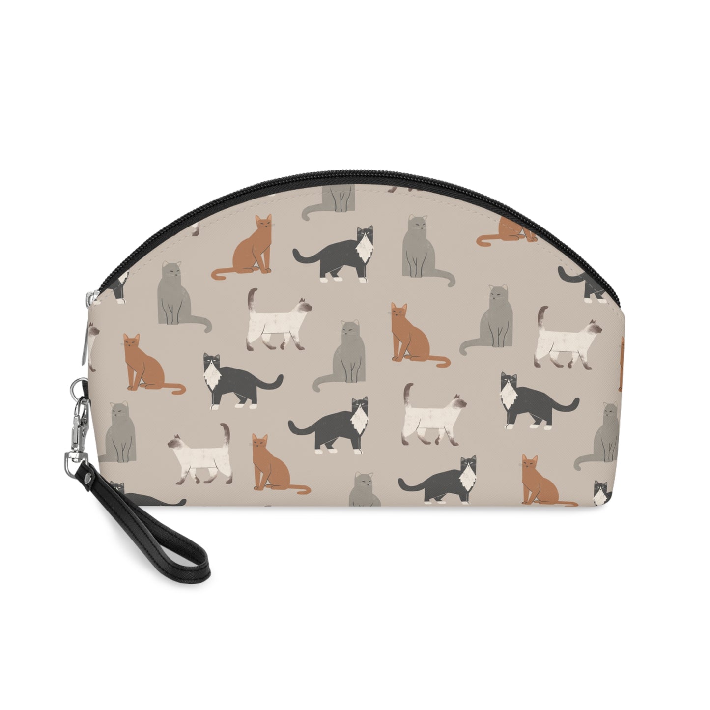 Adorable Cubist Cat-Themed Makeup Bag for Animal Lovers