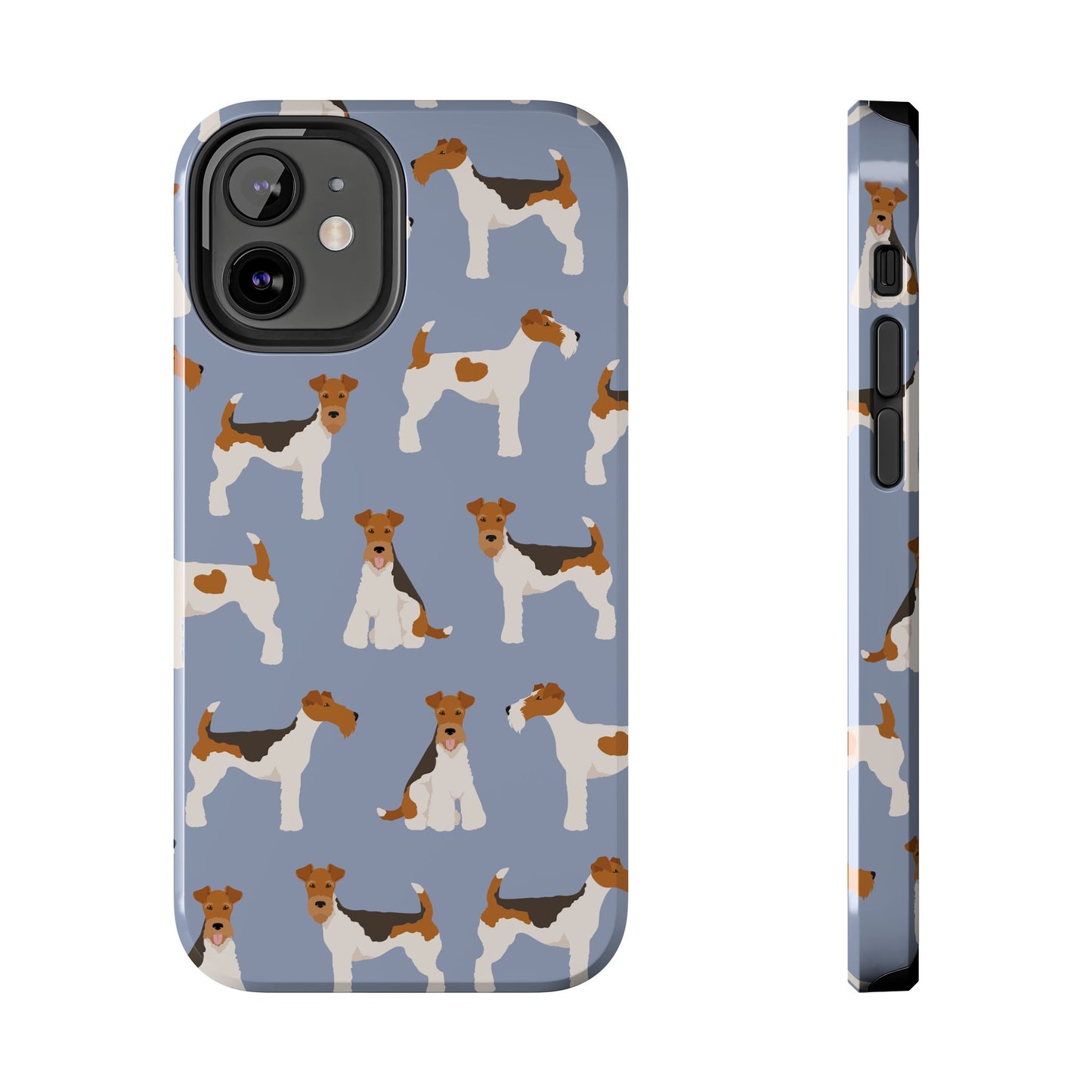 Playful Wire Fox Terrier Phone Case - Durable & Stylish Dog Lover Accessory
