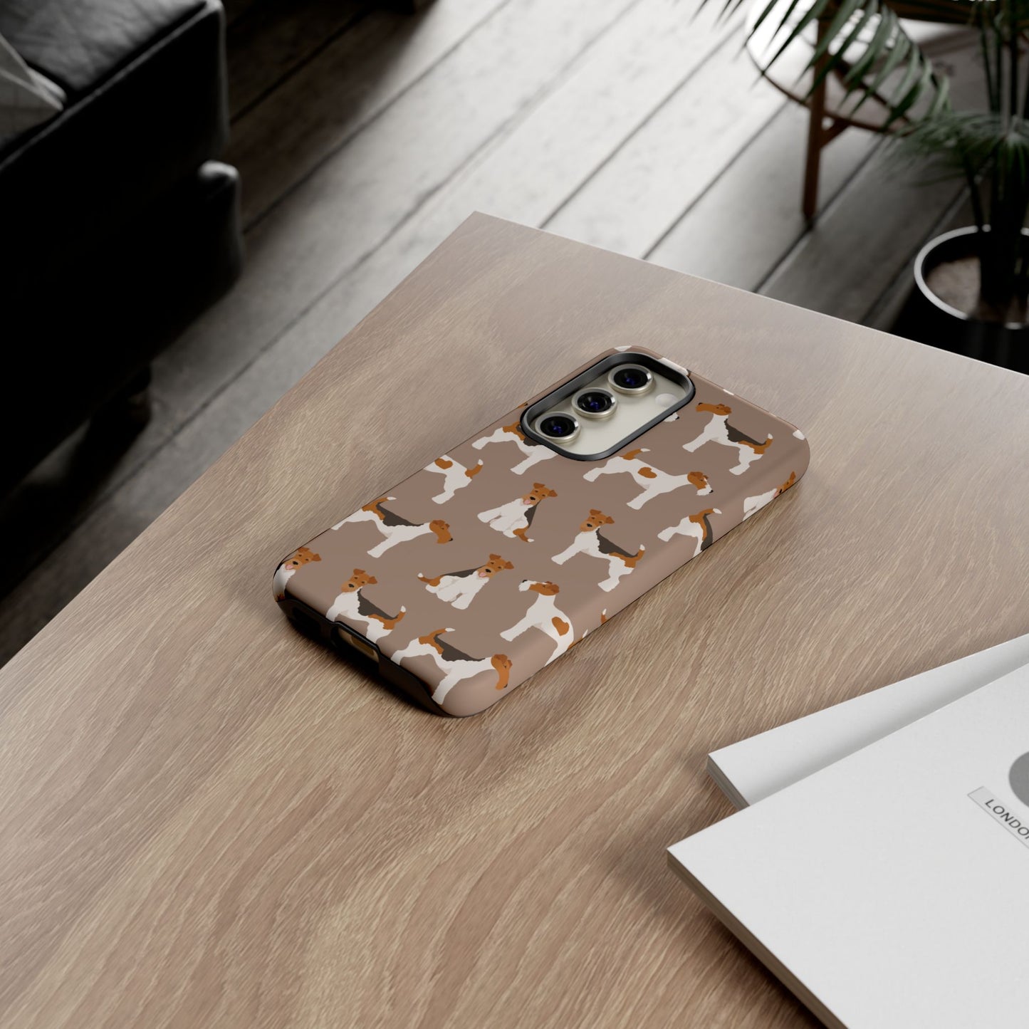 Wire Fox Terrier Lover Tough Case - Stylish Phone Case Featuring Playful Fox Terriers