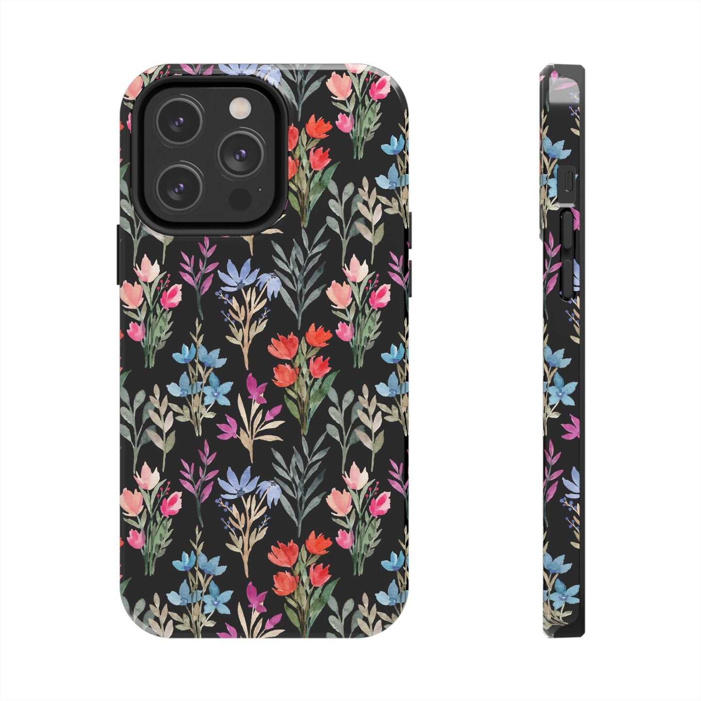 Floral Tough Phone Case - Durable Protection with Vibrant Botanical Design