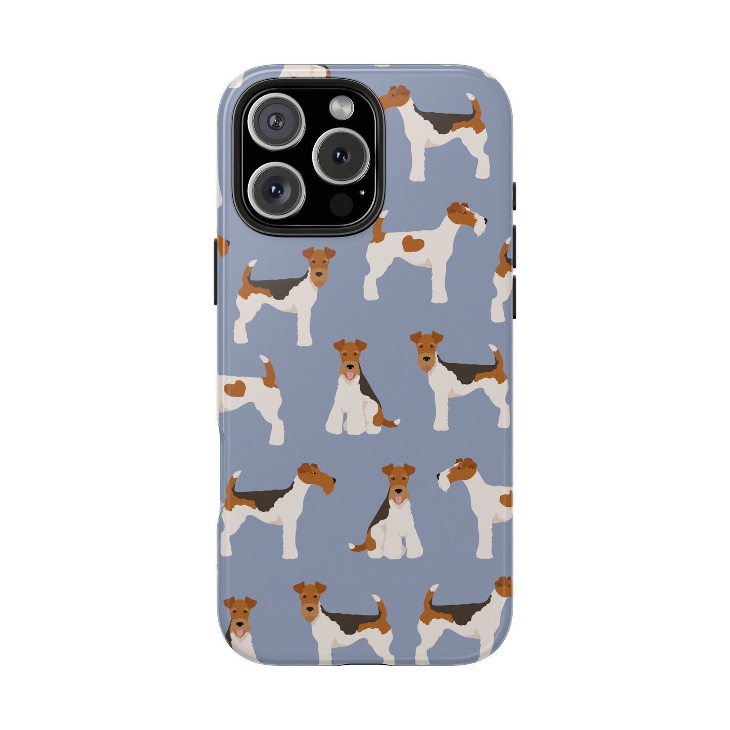 Playful Wire Fox Terrier Phone Case - Durable & Stylish Dog Lover Accessory