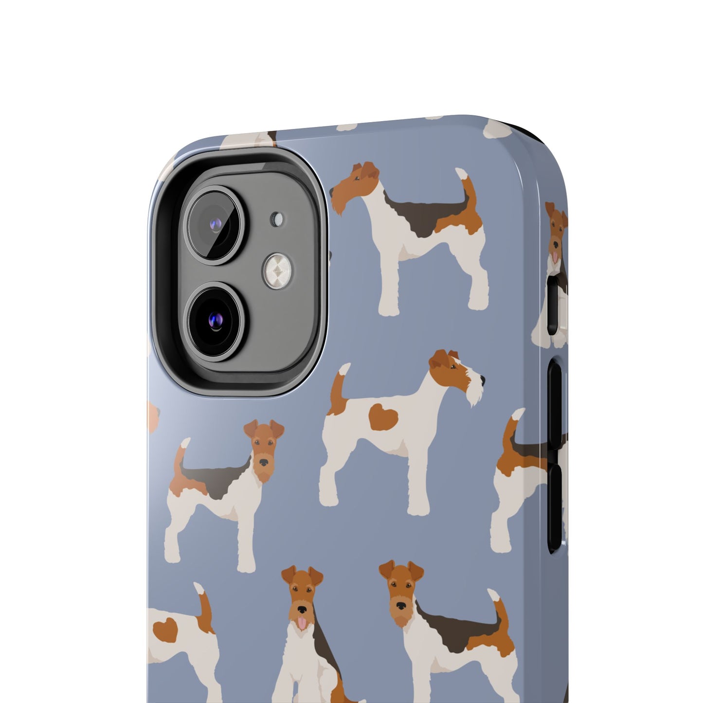 Playful Wire Fox Terrier Phone Case - Durable & Stylish Dog Lover Accessory