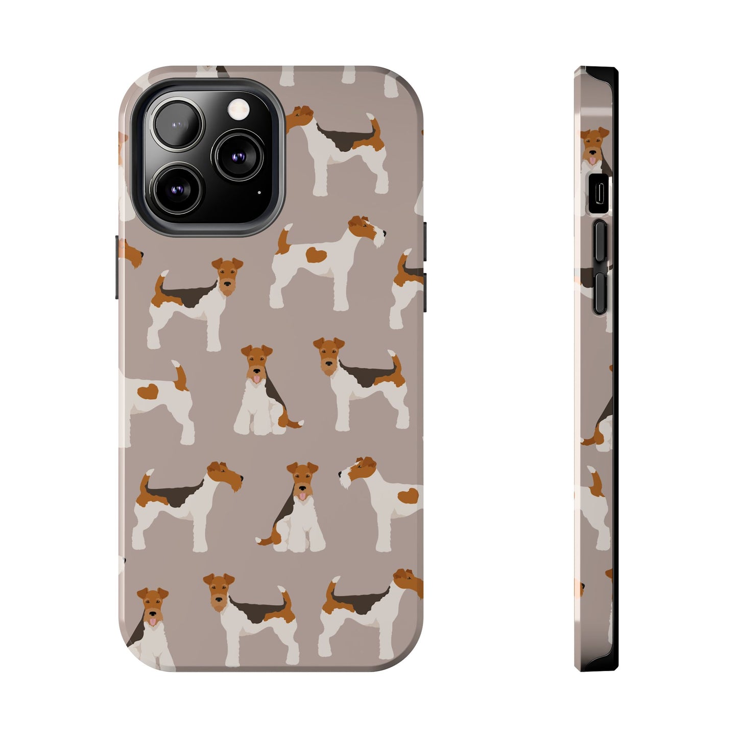 Cute Wire Fox Terrier Tough Phone Case - Durable and Stylish