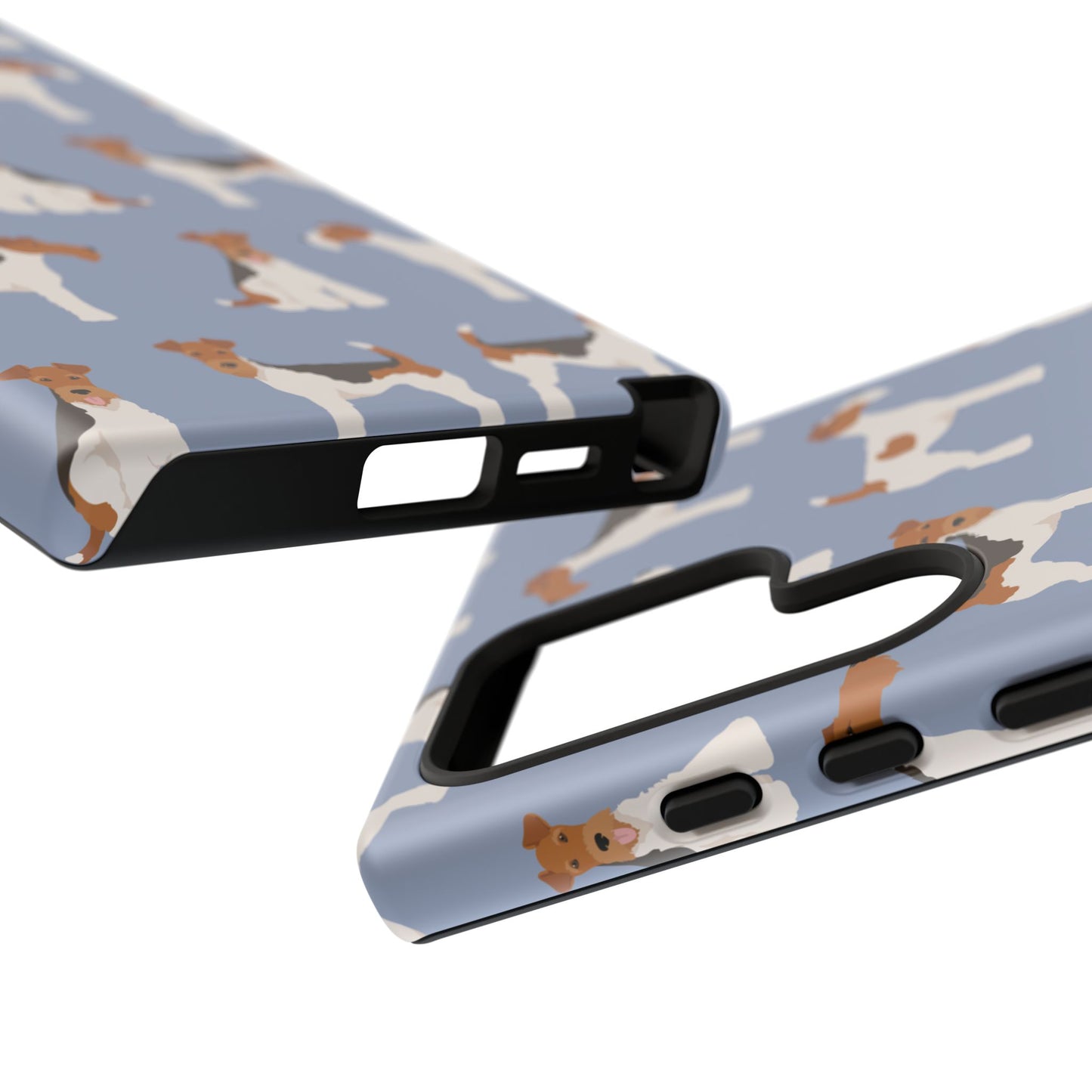 Wire Fox Terrier Lover Tough Case - Stylish Phone Case Featuring Playful Fox Terriers