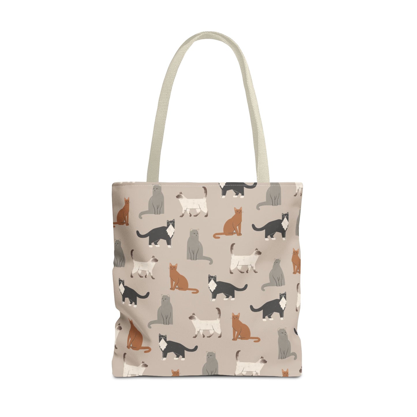 Cubist Cat Pattern Tote Bag - Perfect for Pet Lovers