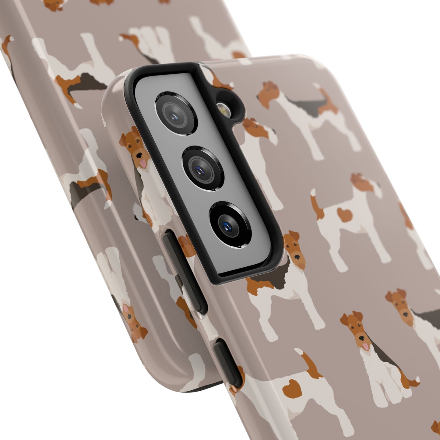 Cute Wire Fox Terrier Tough Phone Case - Durable and Stylish
