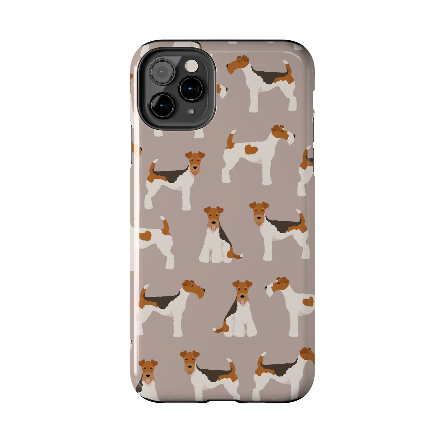 Cute Wire Fox Terrier Tough Phone Case - Durable and Stylish