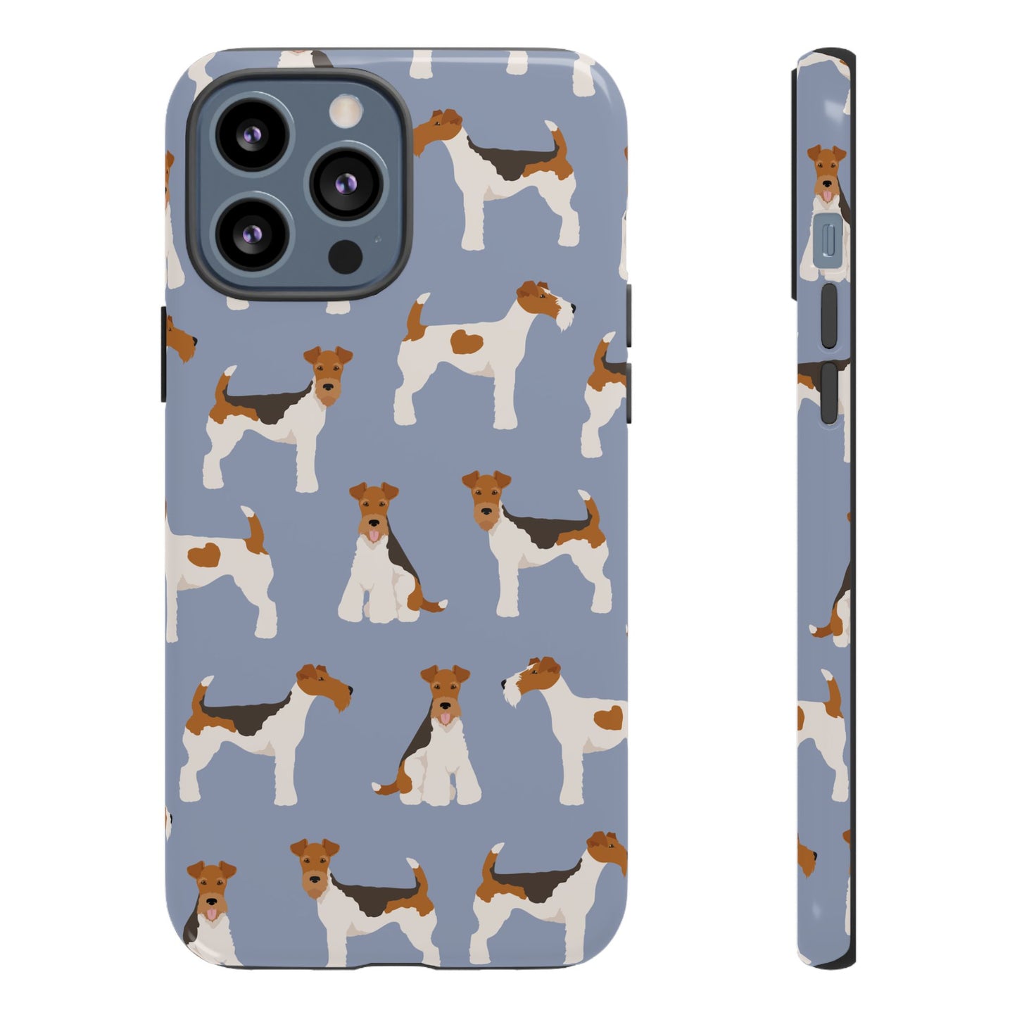 Wire Fox Terrier Lover Tough Case - Stylish Phone Case Featuring Playful Fox Terriers