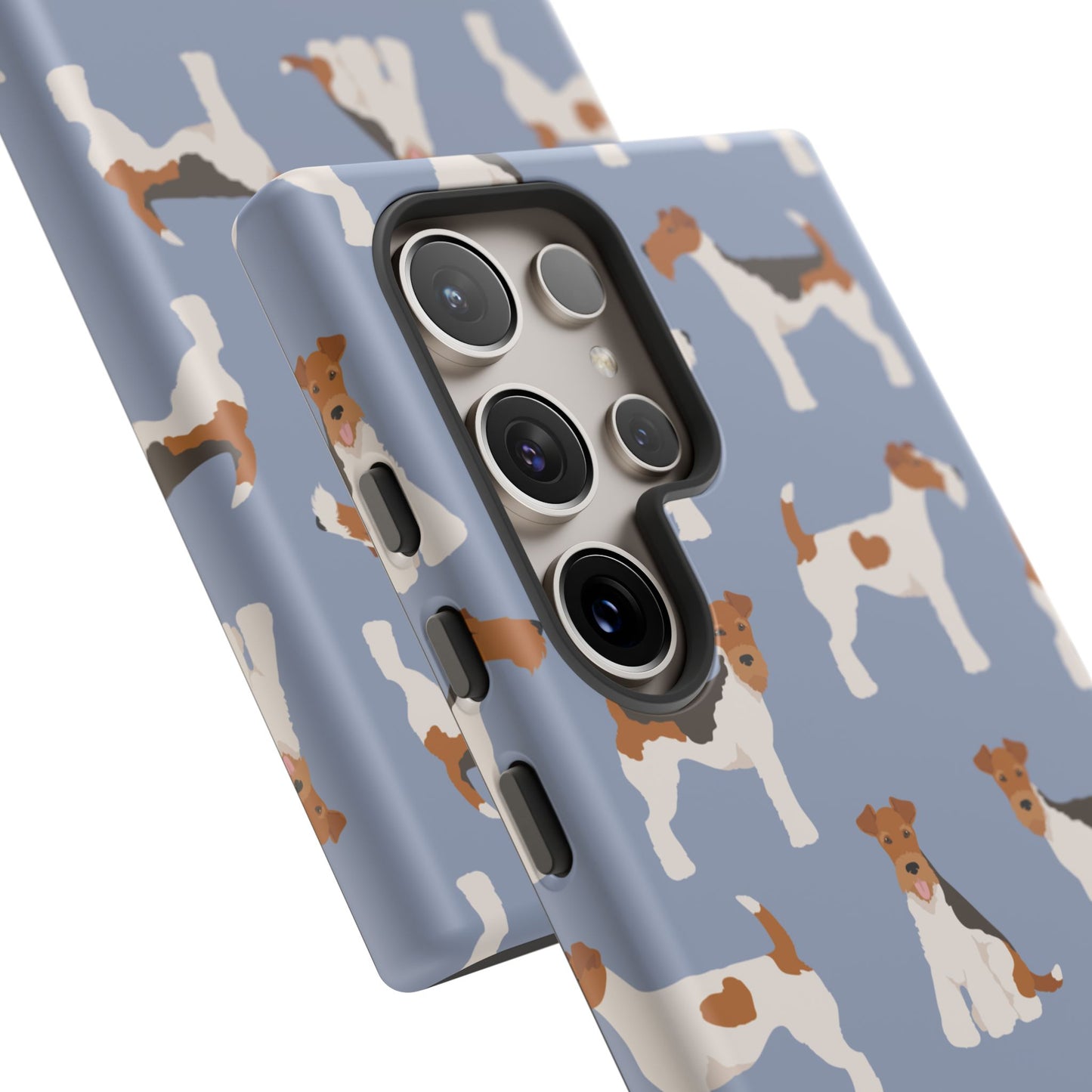 Wire Fox Terrier Lover Tough Case - Stylish Phone Case Featuring Playful Fox Terriers