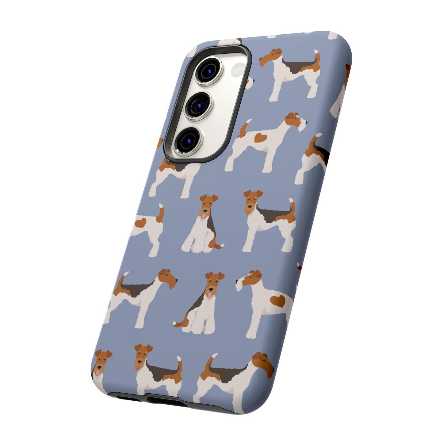 Wire Fox Terrier Lover Tough Case - Stylish Phone Case Featuring Playful Fox Terriers