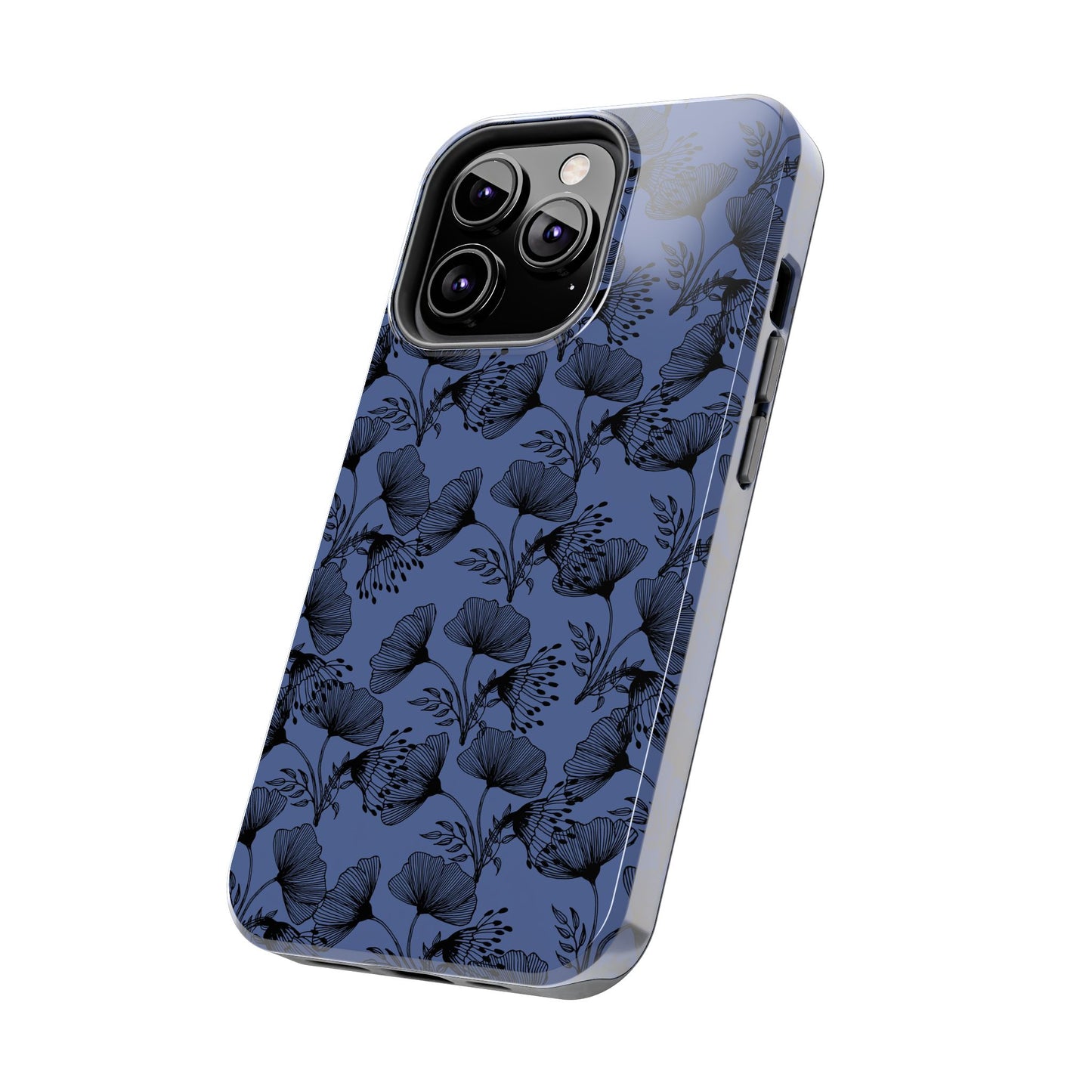 Ornate Floral Tough Phone Case - Durable Protection with Elegant Design
