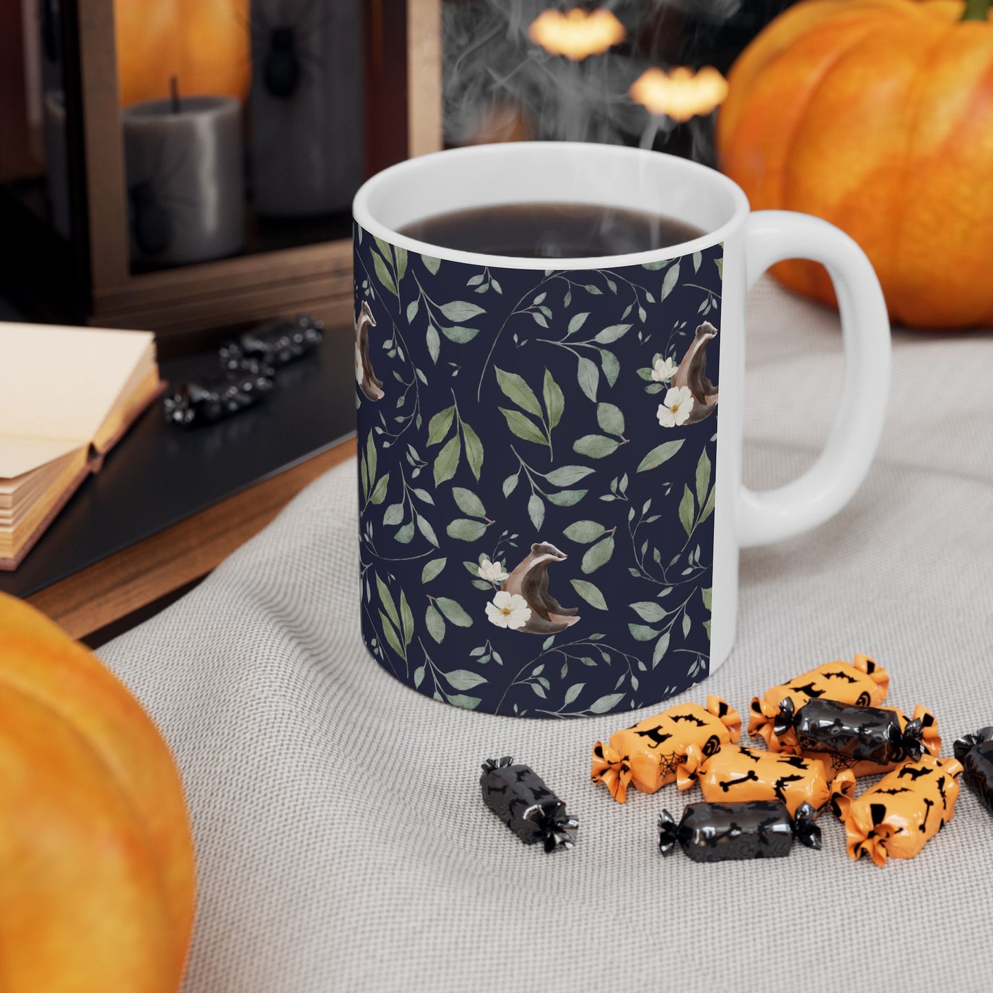 Botanical Badger Ceramic Mug - 11oz & 15oz