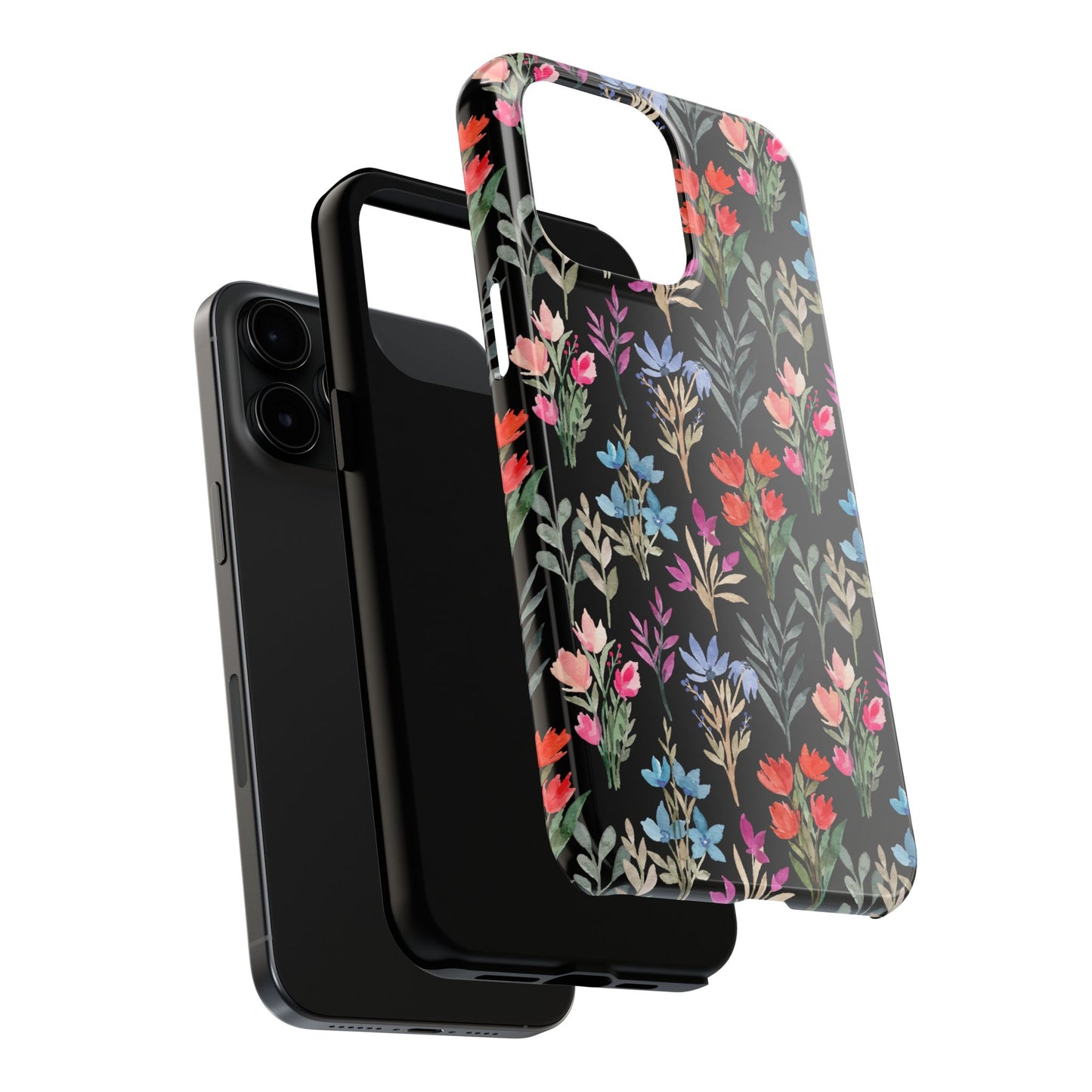 Floral Tough Phone Case - Durable Protection with Vibrant Botanical Design